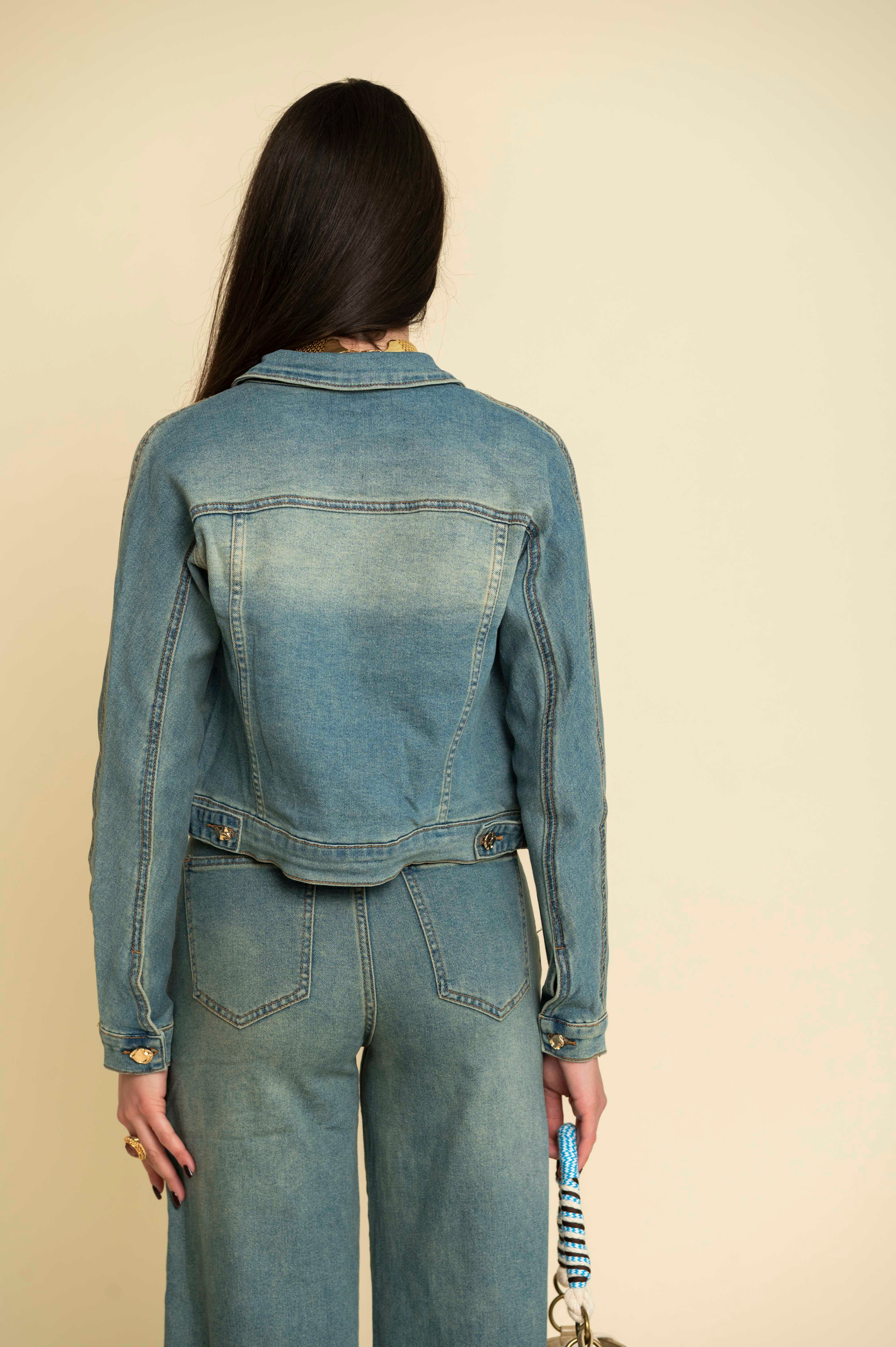 Cordset denim sabbiato