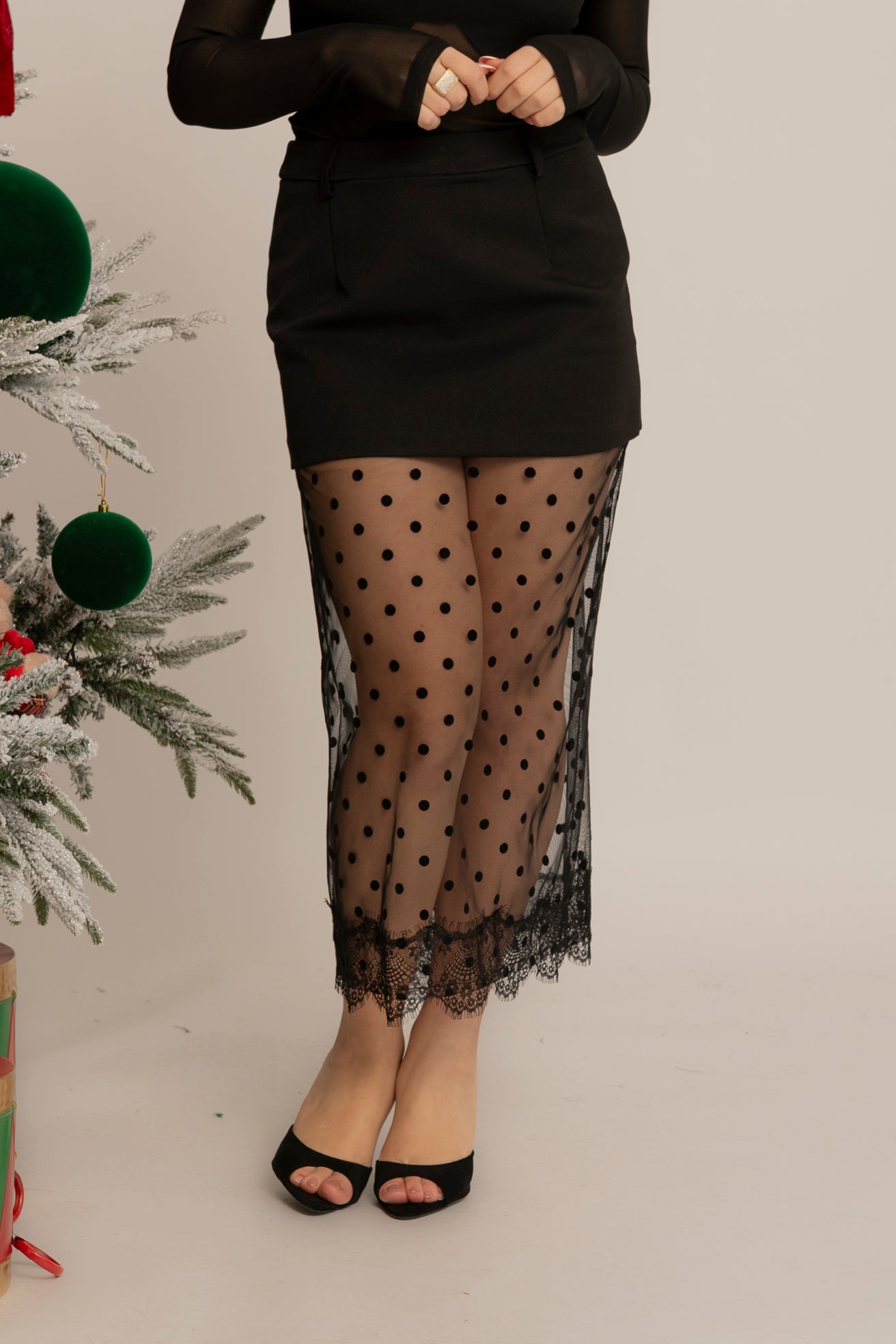 Gonna con trasparenza pois Lumina