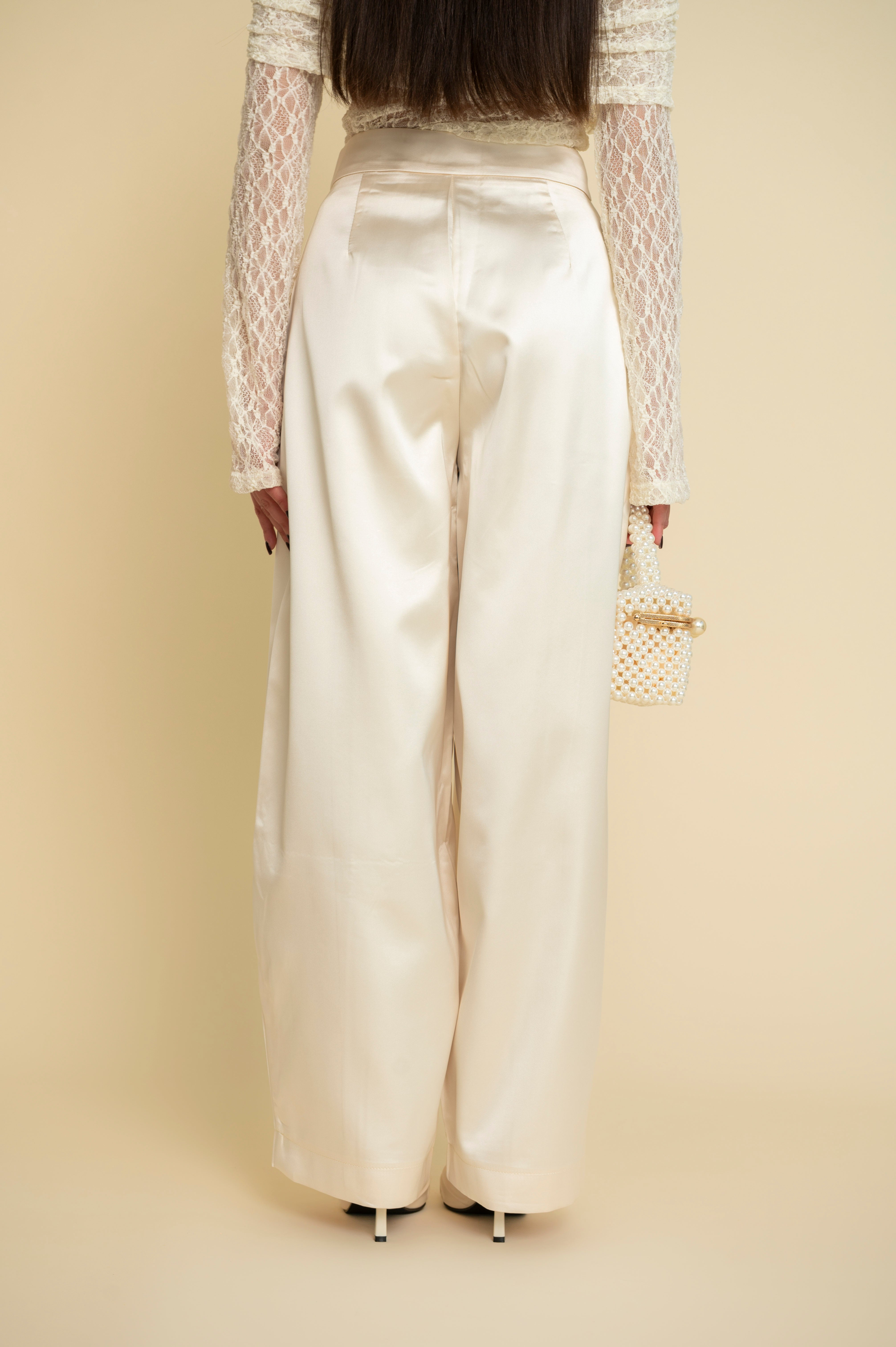 Pantalone ballon in raso