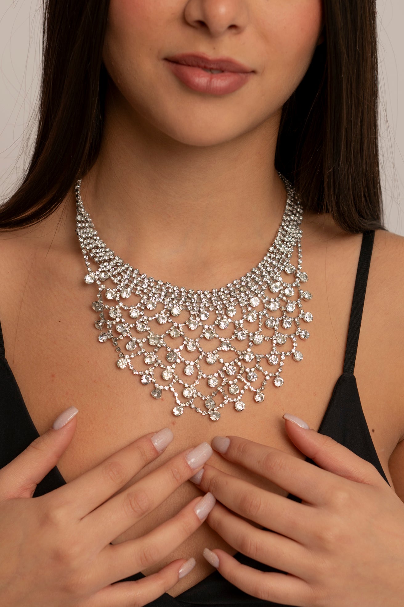 Collana mille strass