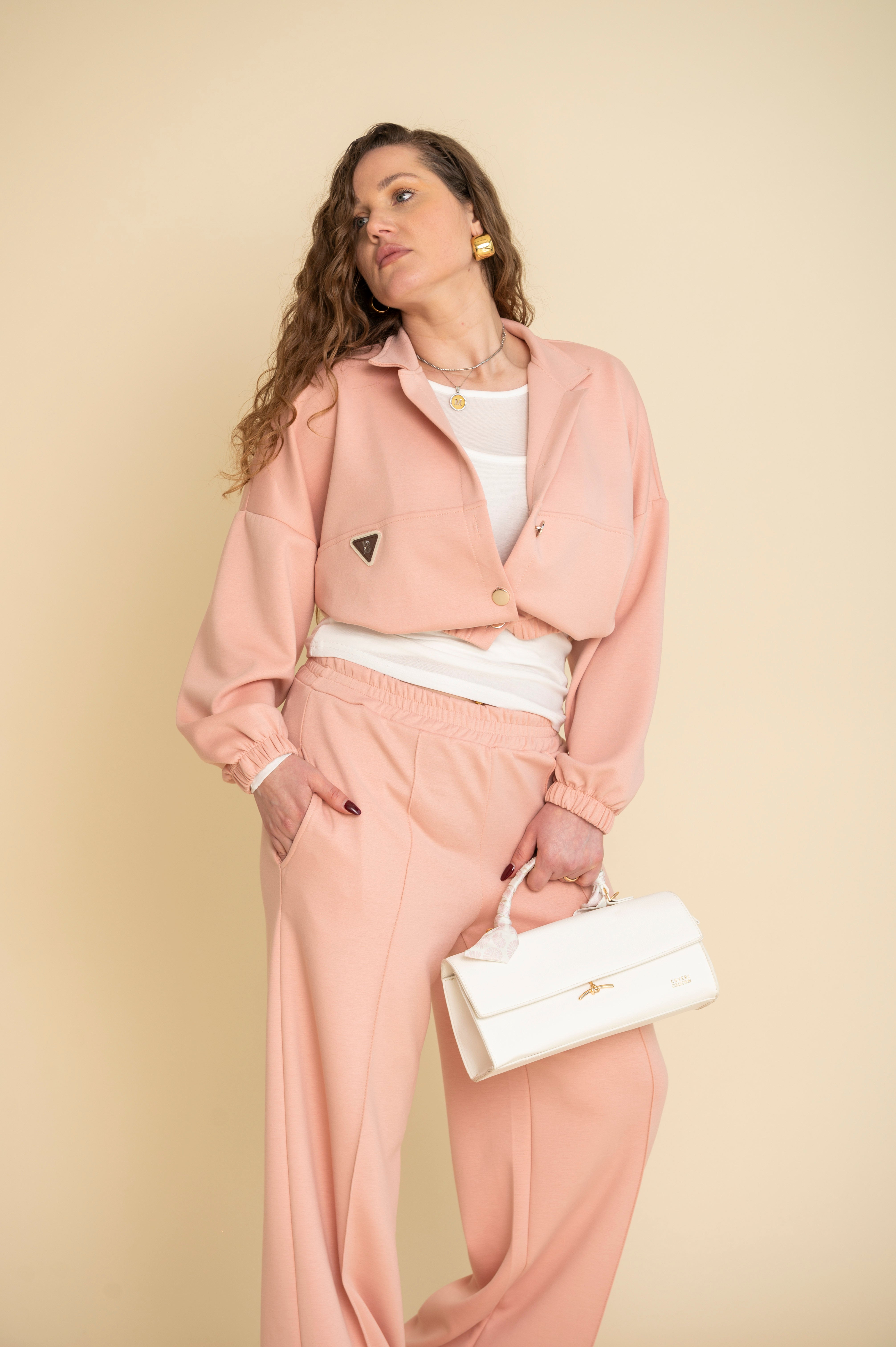 Cordset tuta pink