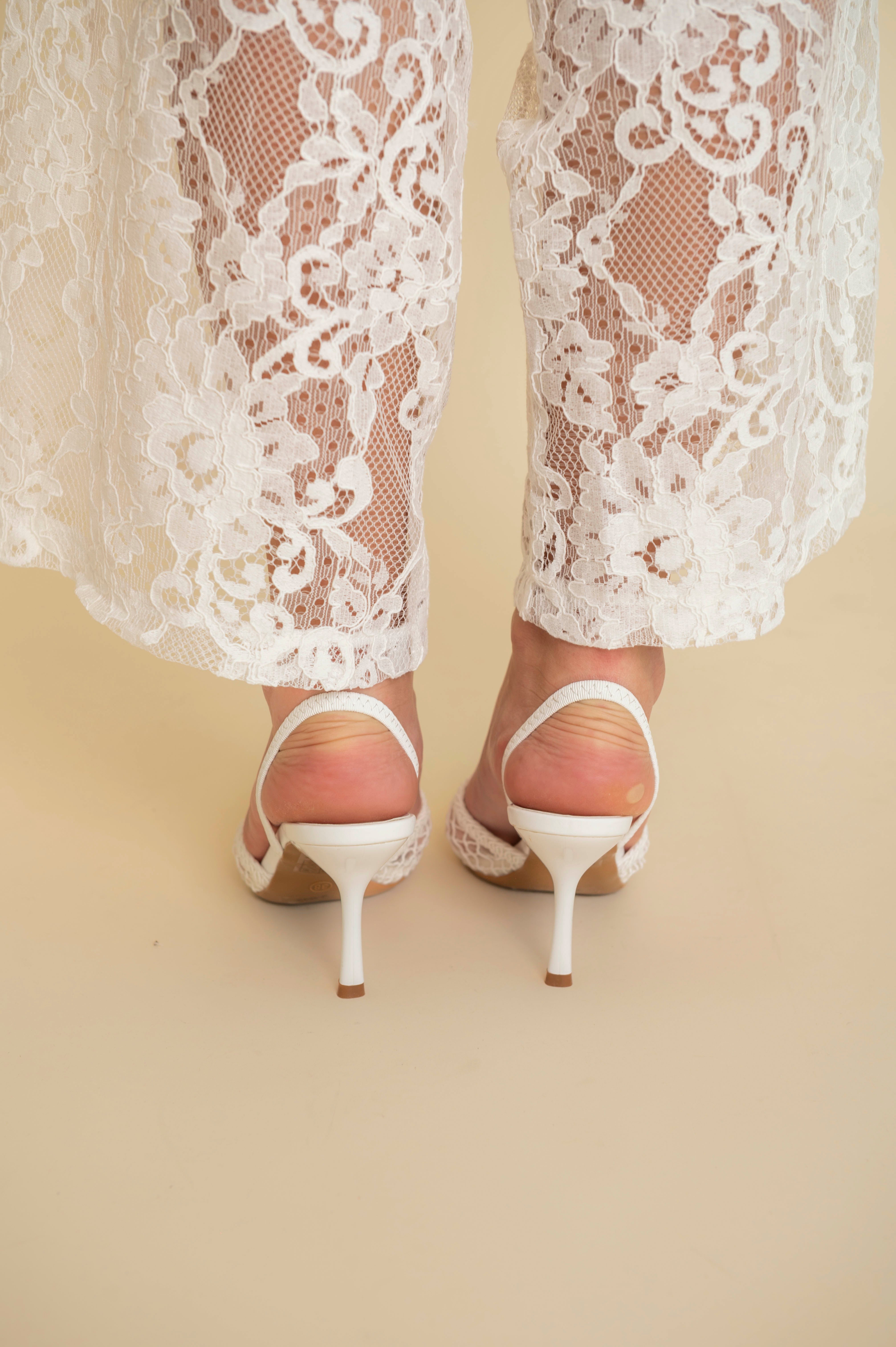 Décolleté con rete white