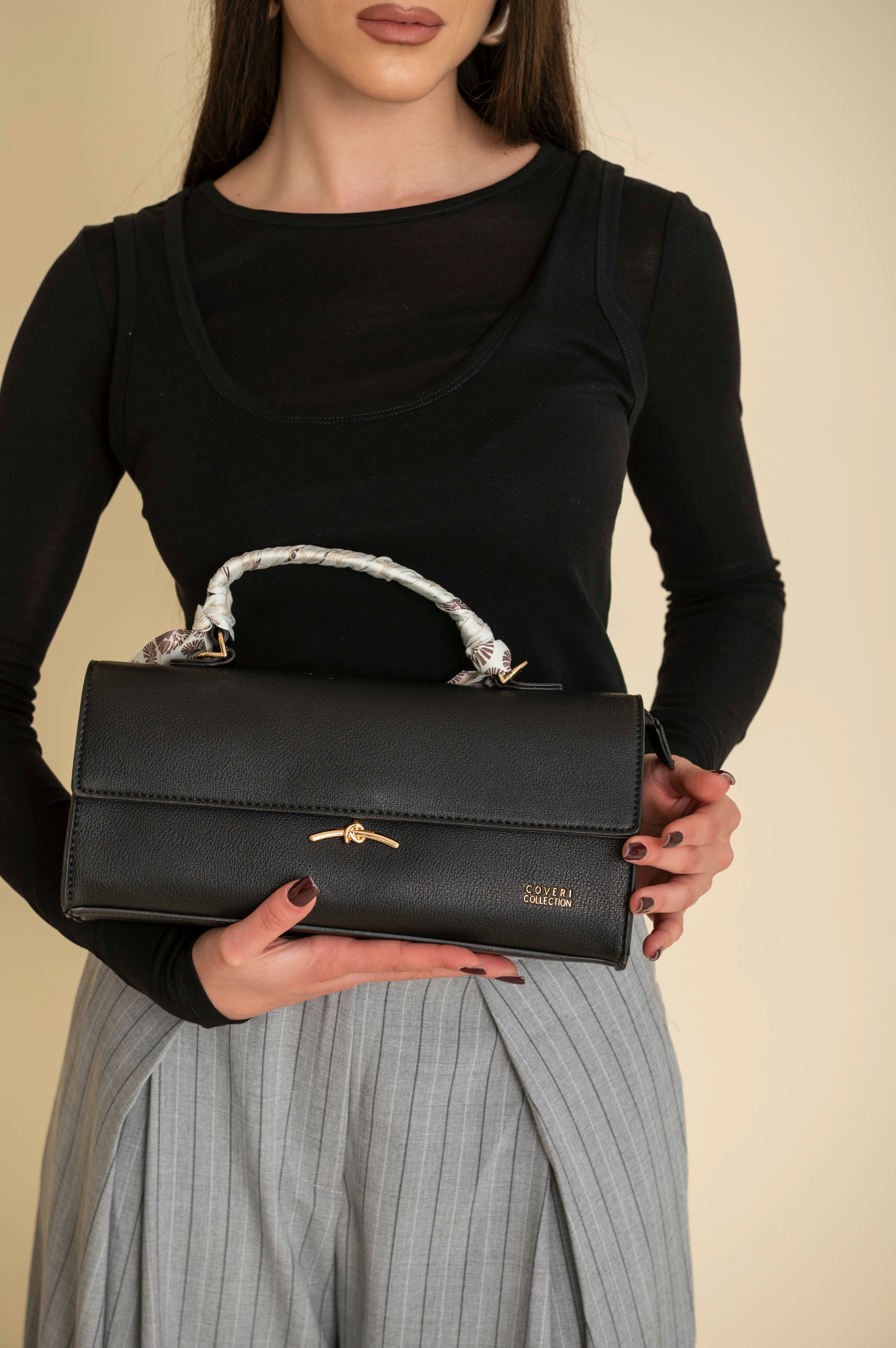 Borsa con foulard Coveri