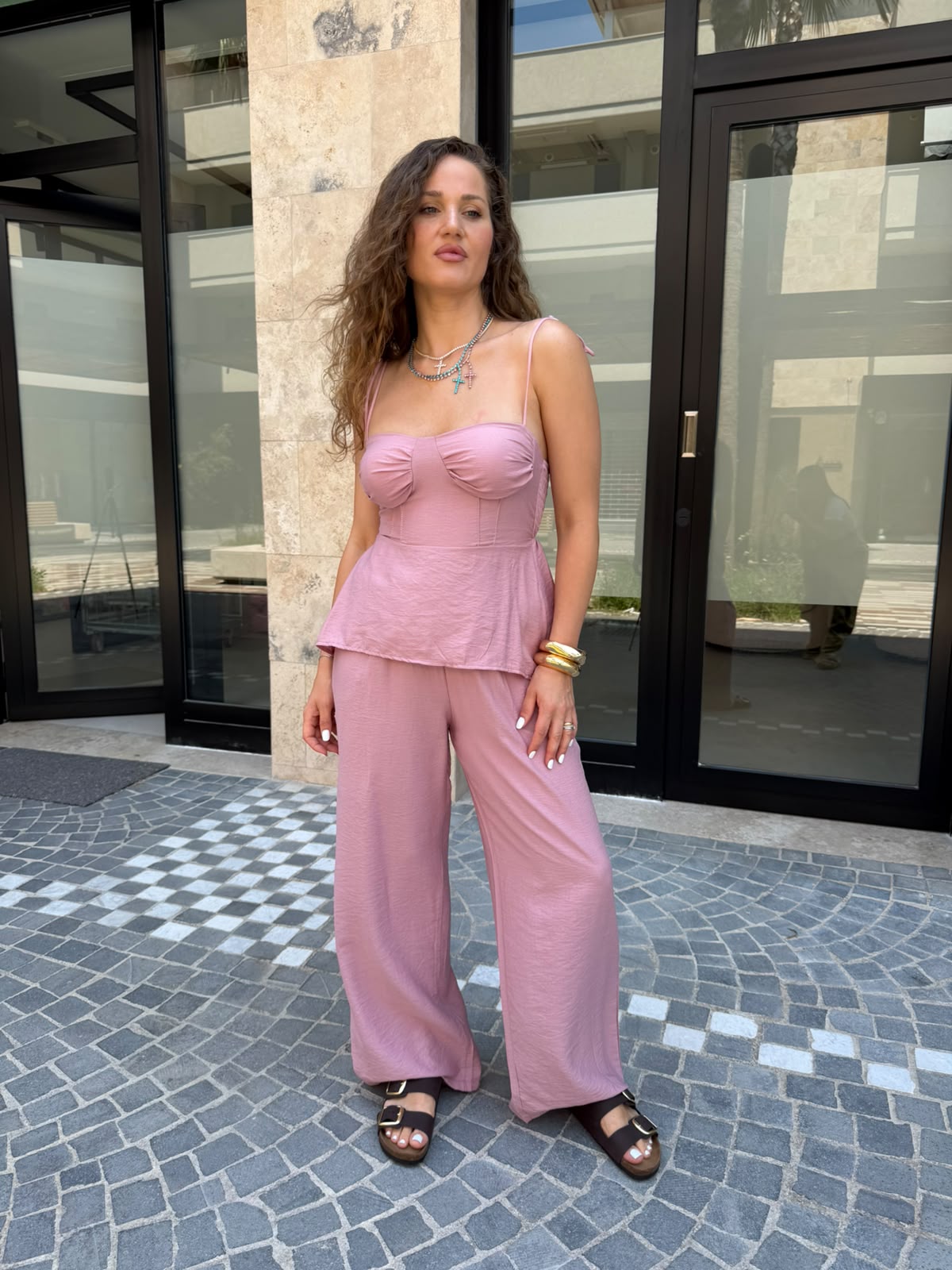 Cordset con top fiocchetti