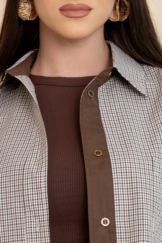 Camicia a quadri Monique