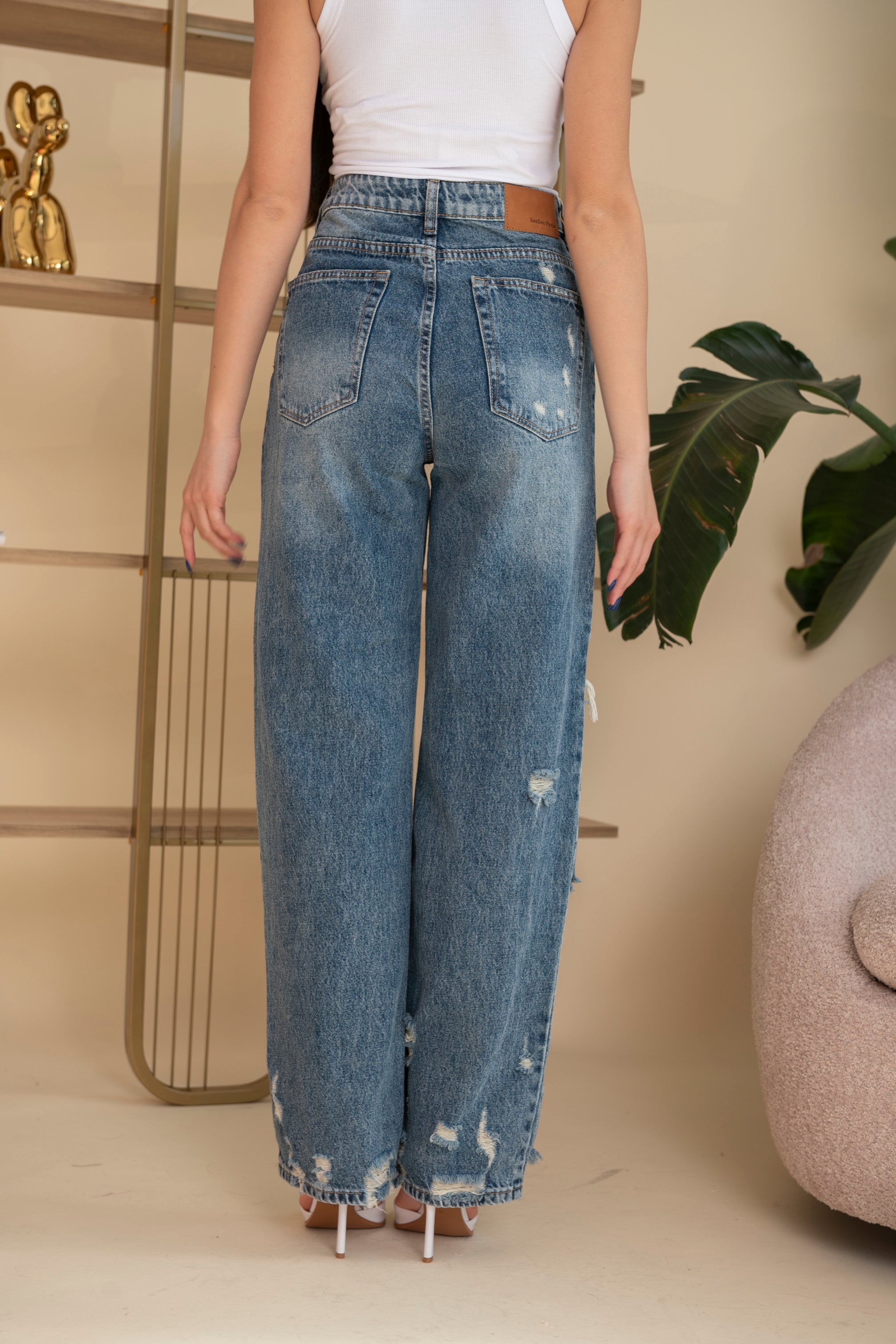 Jeans con strappi