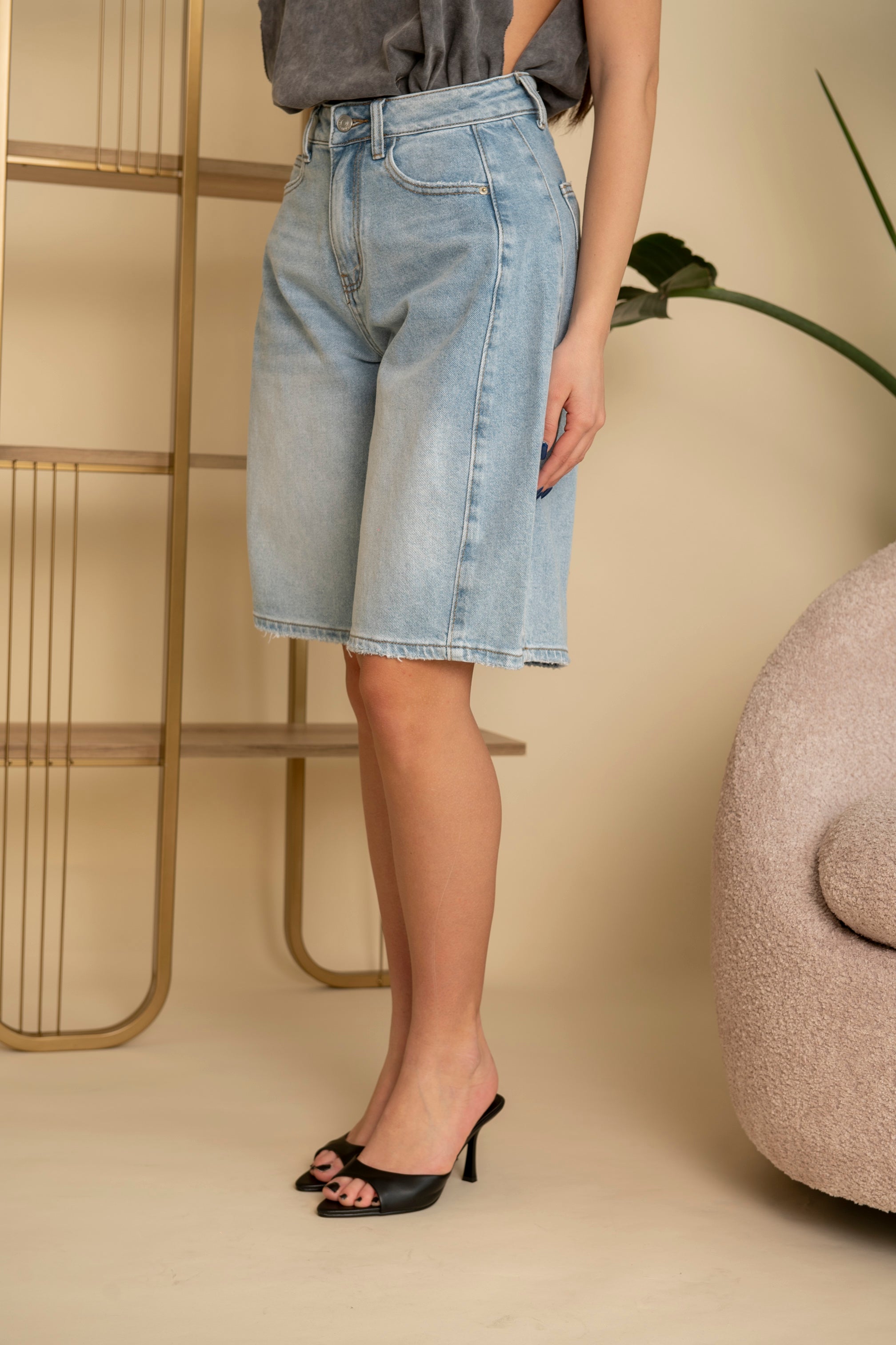 Bermuda denim chiaro