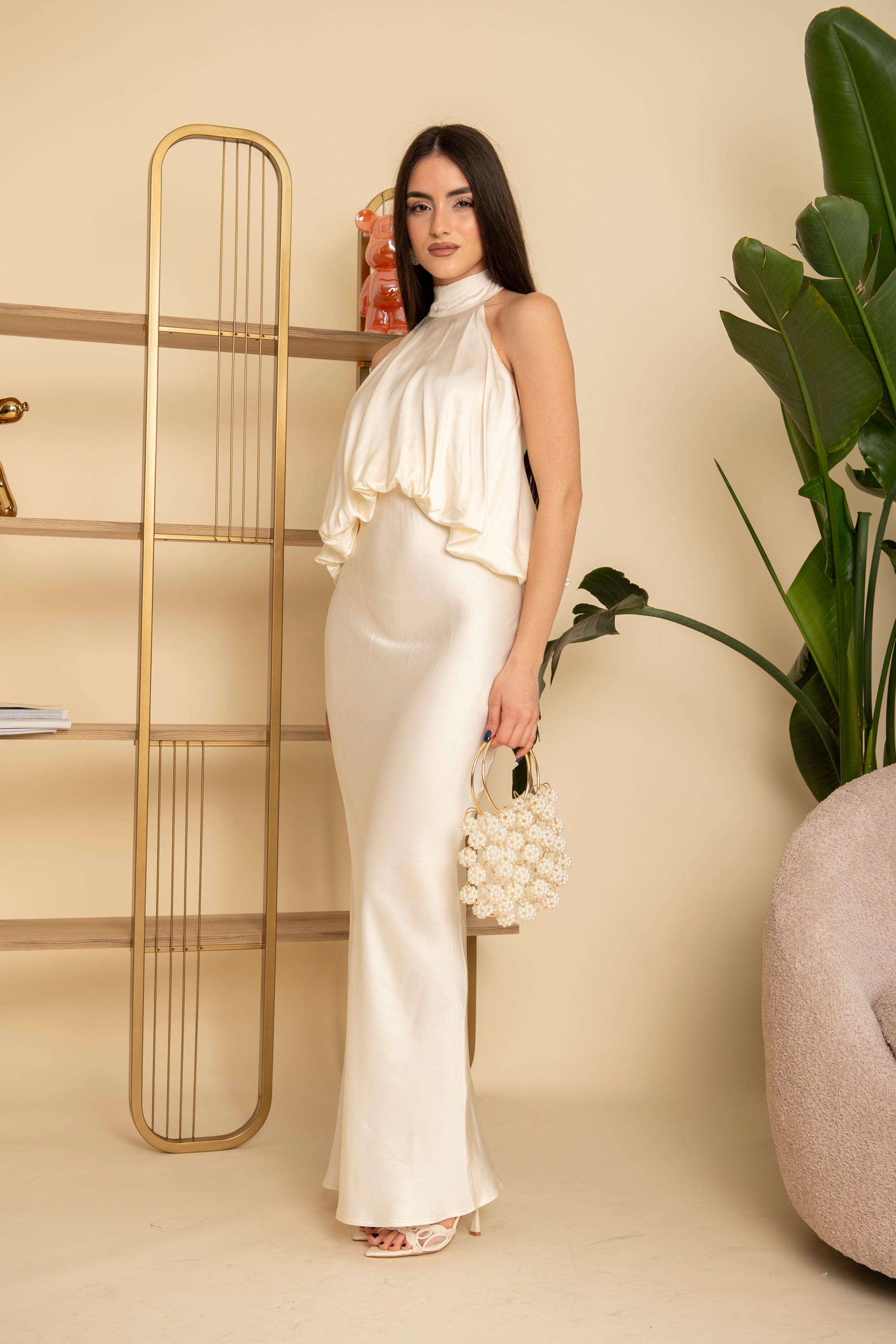 Abito scollo americano by Lumina