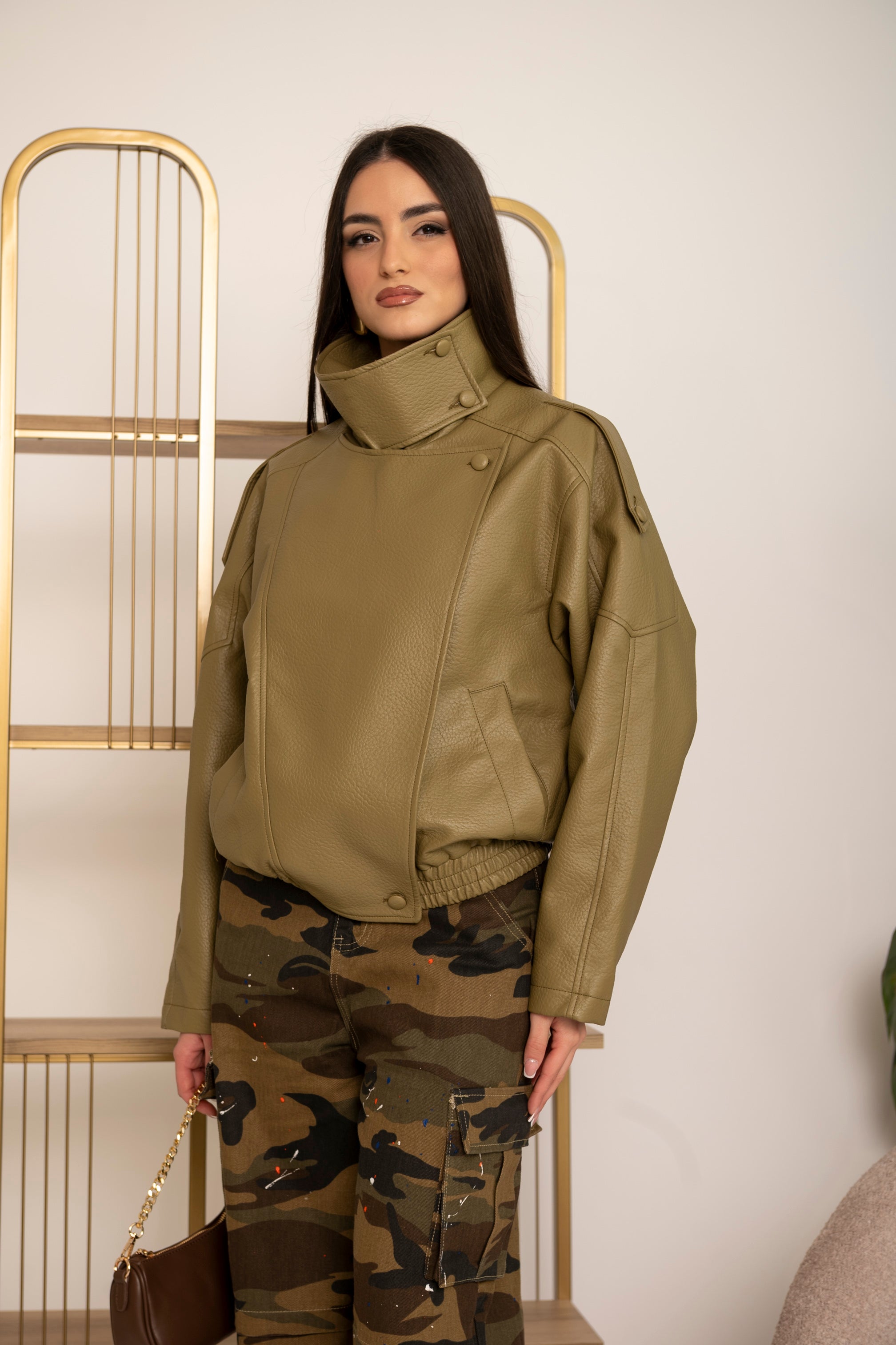 Giubbino ecopelle Zarah