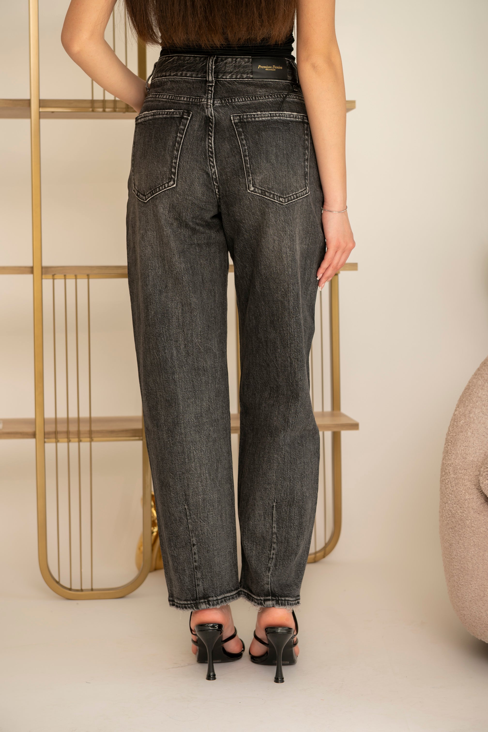 Jeans wide leg black