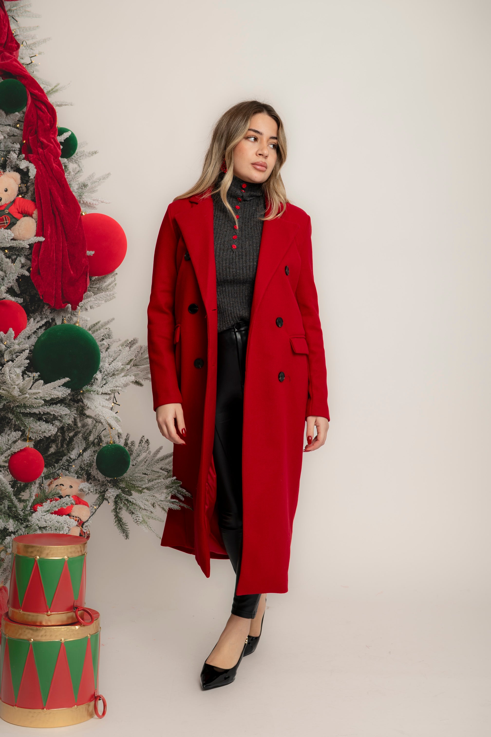 Cappotto doppiopetto Red