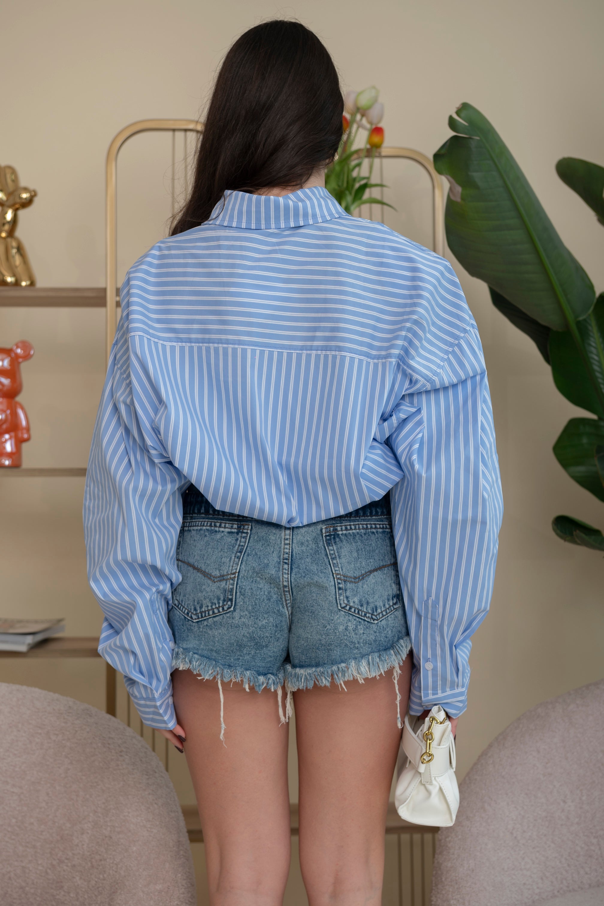Camicia oversize a strisce