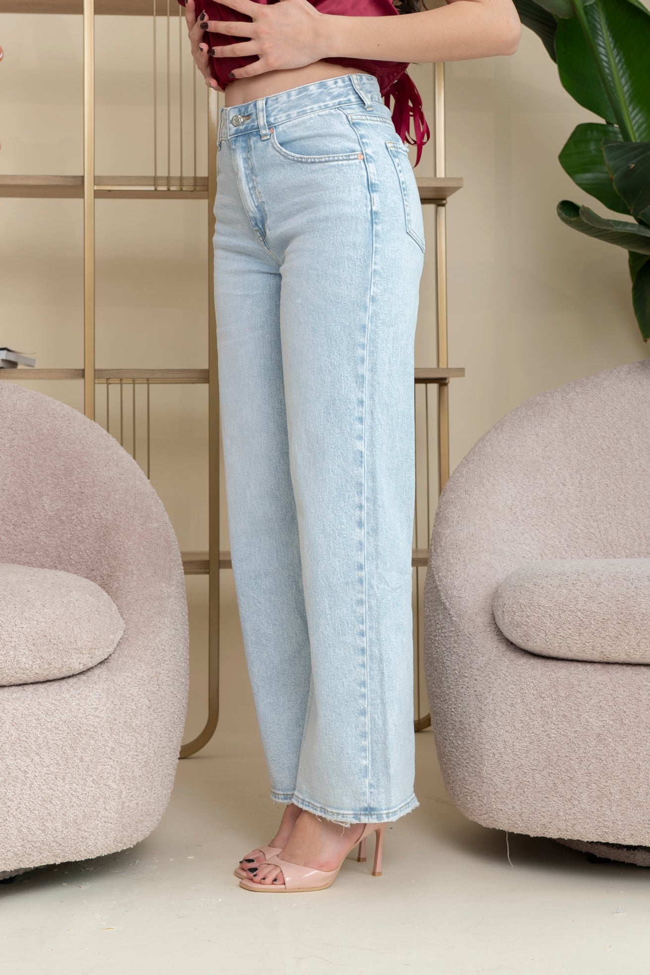 Jeans wide leg premium