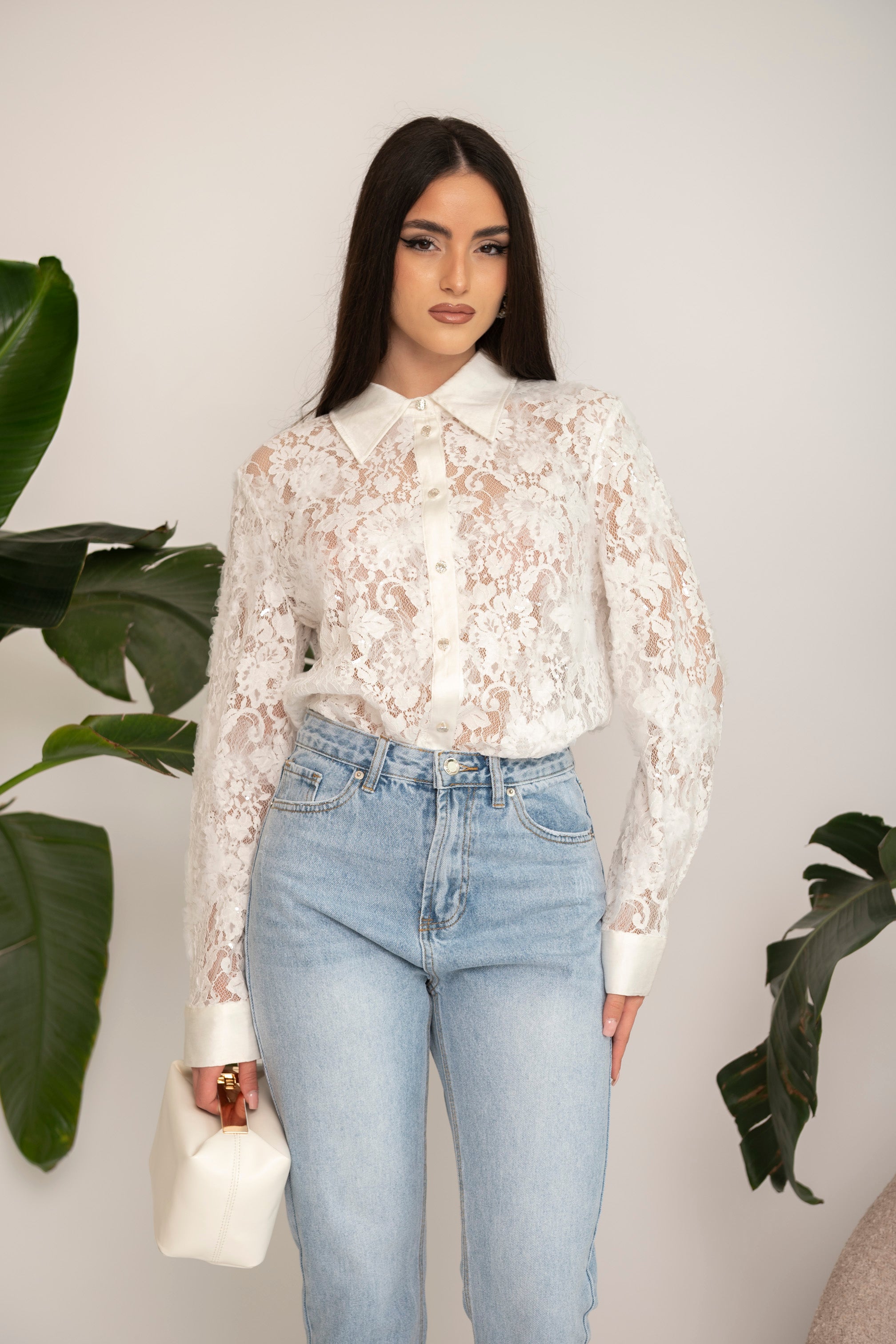 Camicia merletto by Lumina