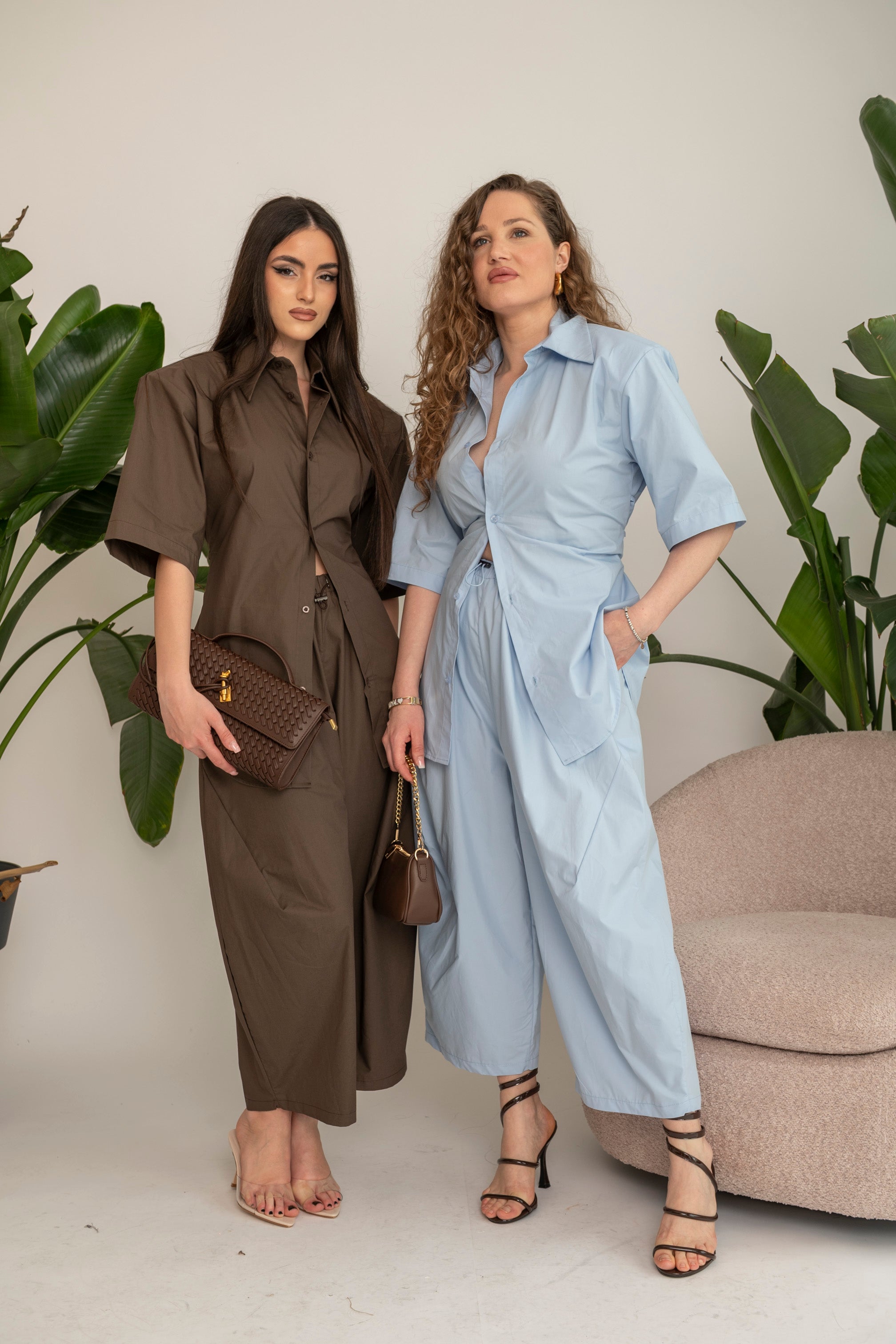 Cordset camicia con stringhe