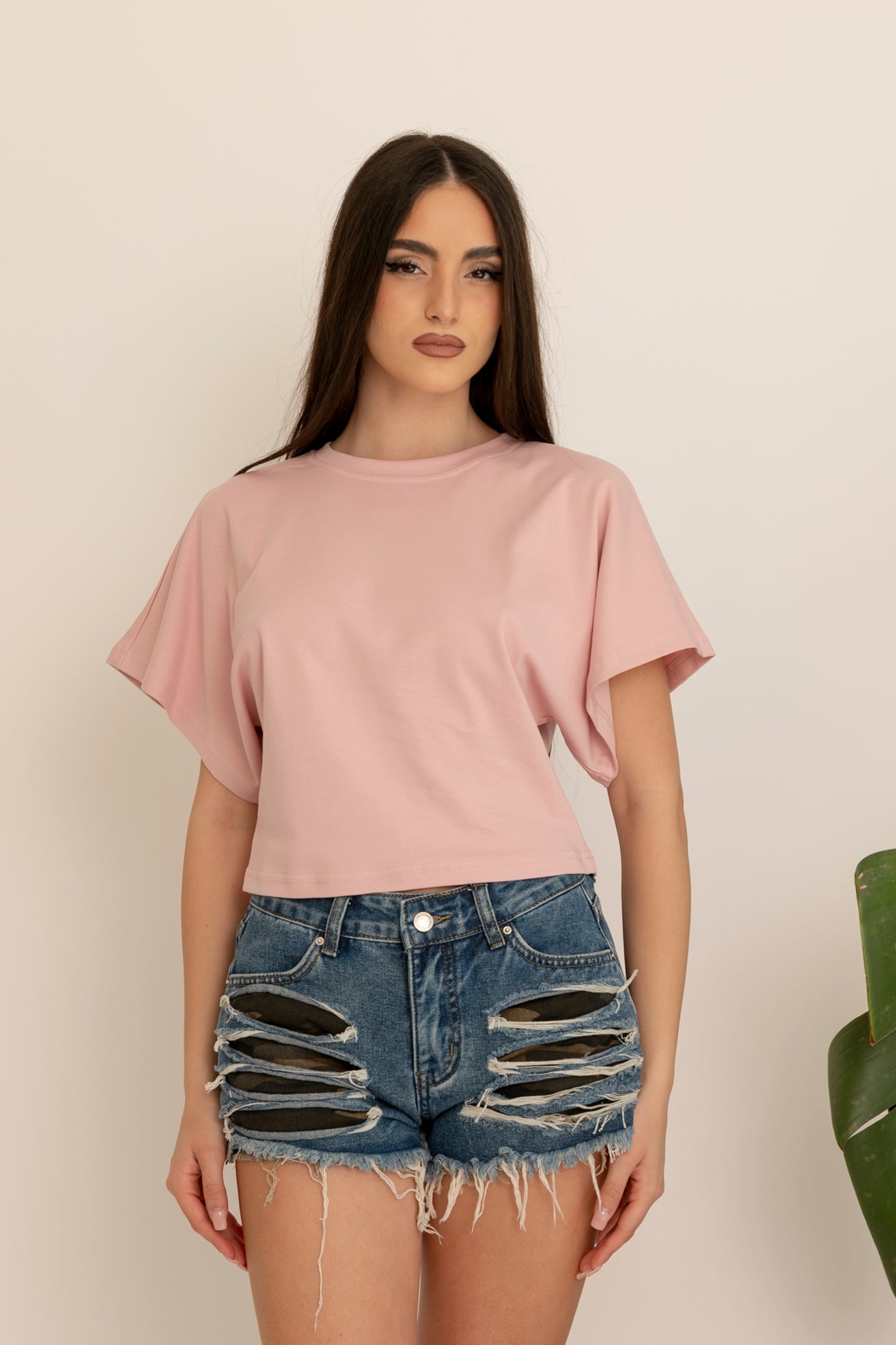 T-shirt crop