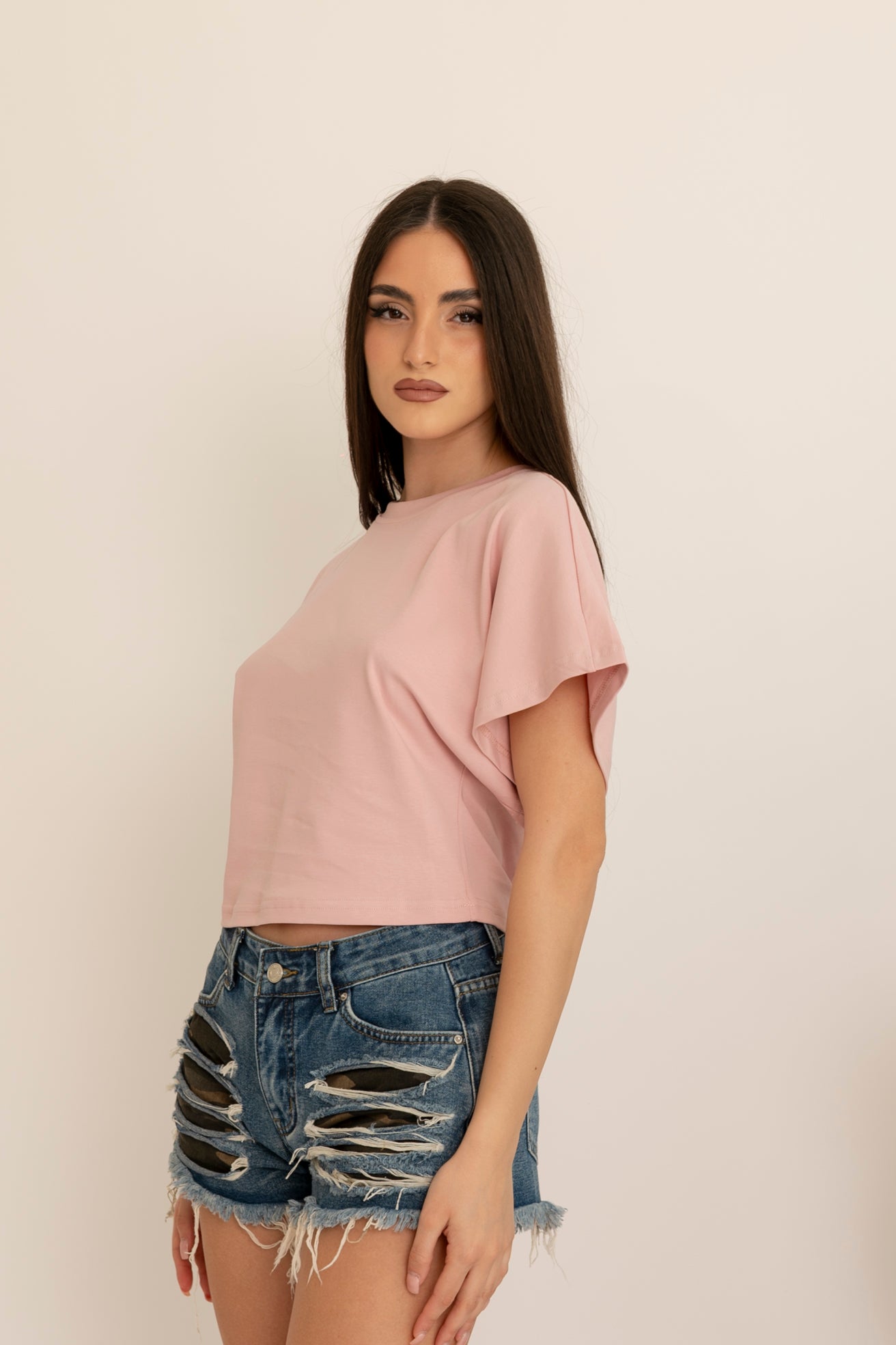 T-shirt crop