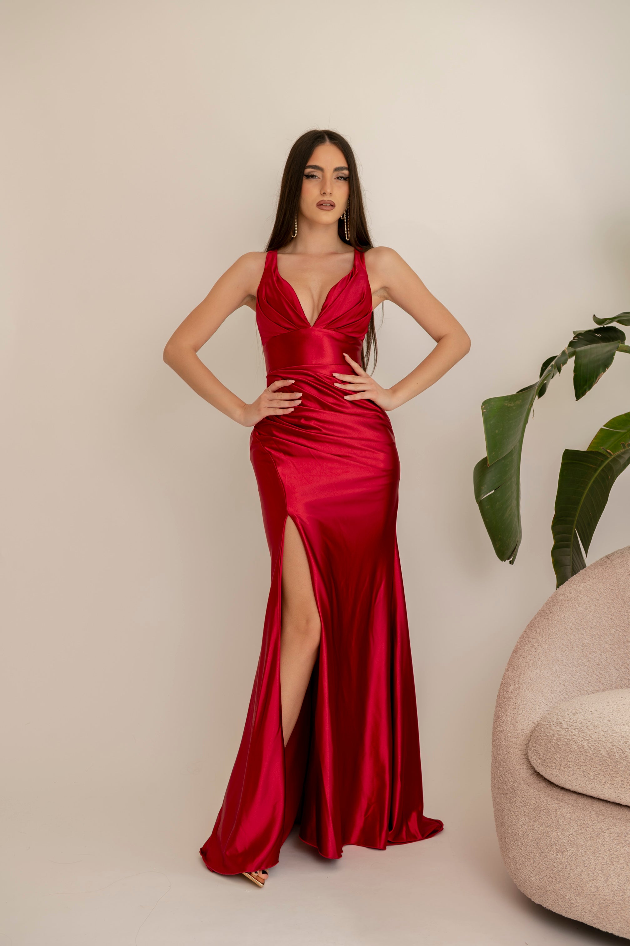 Abito da cerimonia rouge