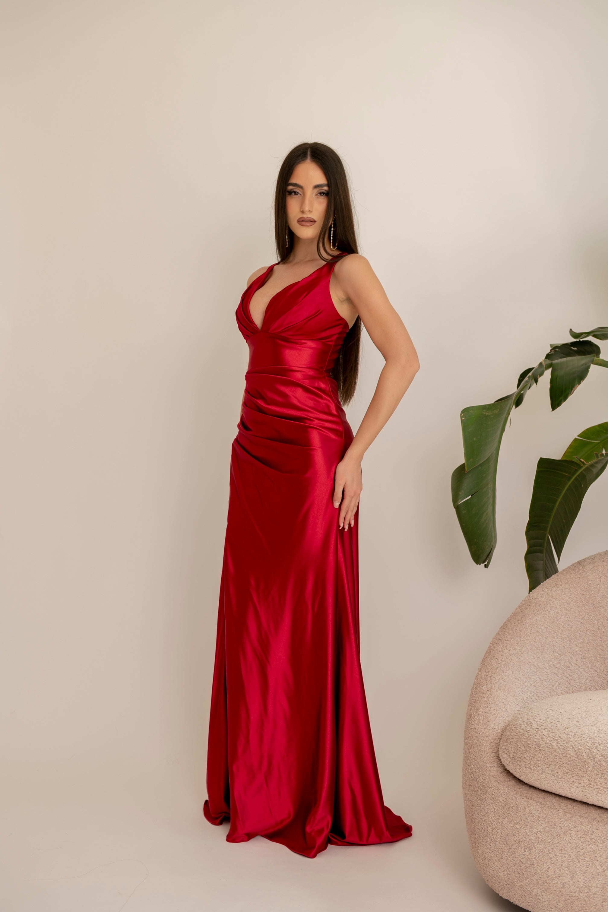 Abito da cerimonia rouge