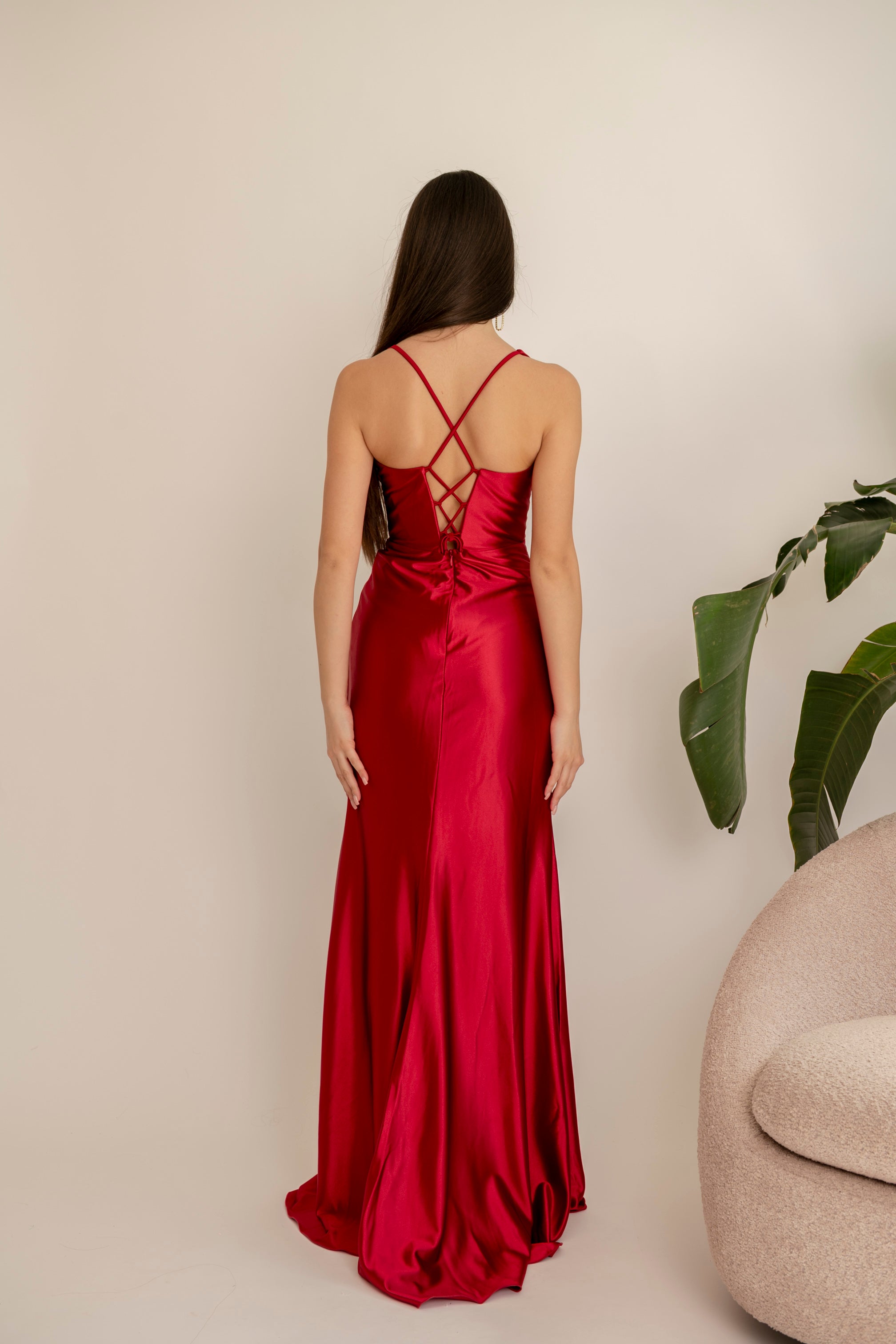 Abito da cerimonia rouge