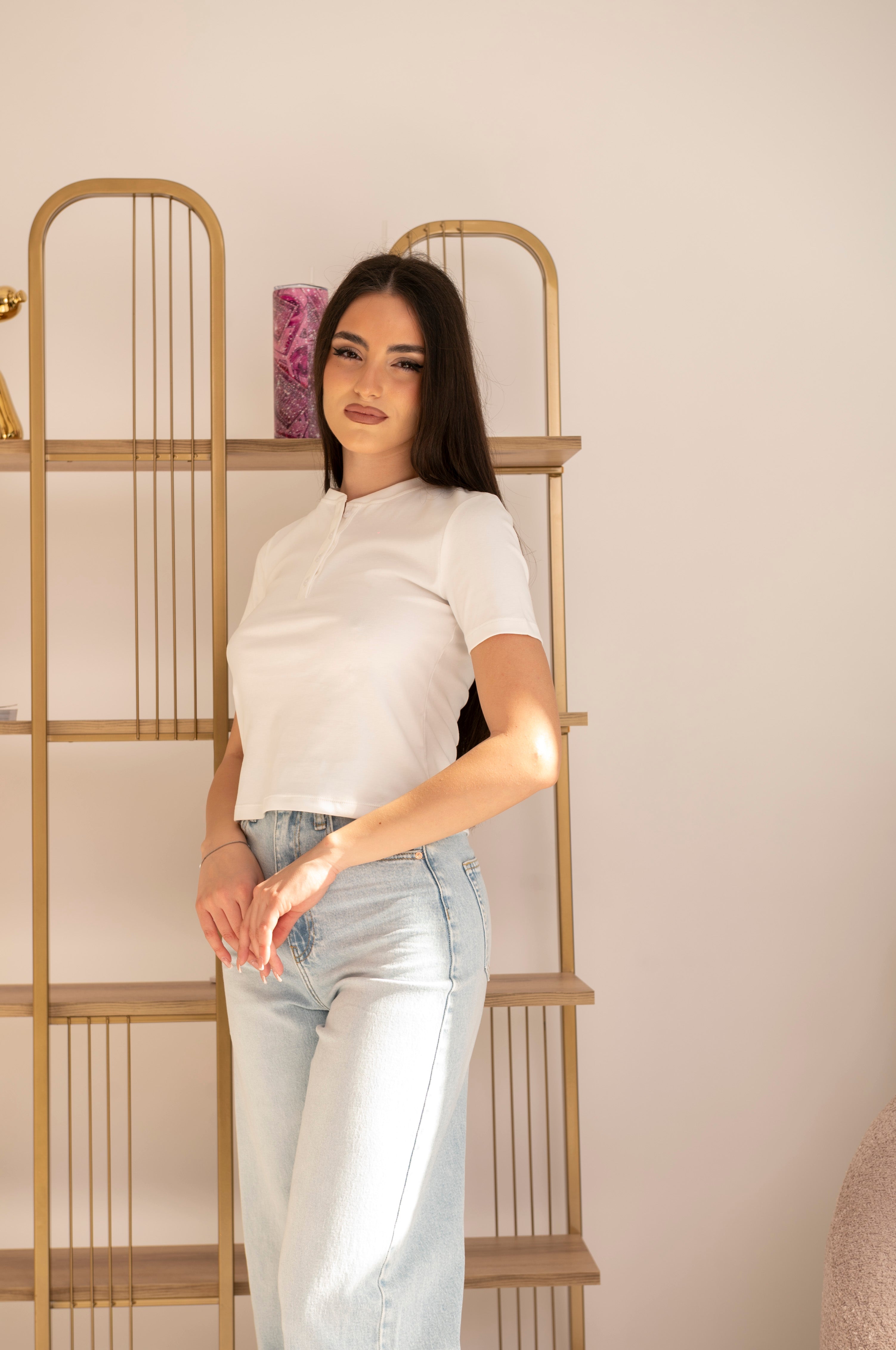 T-shirt bottoncini by lumina