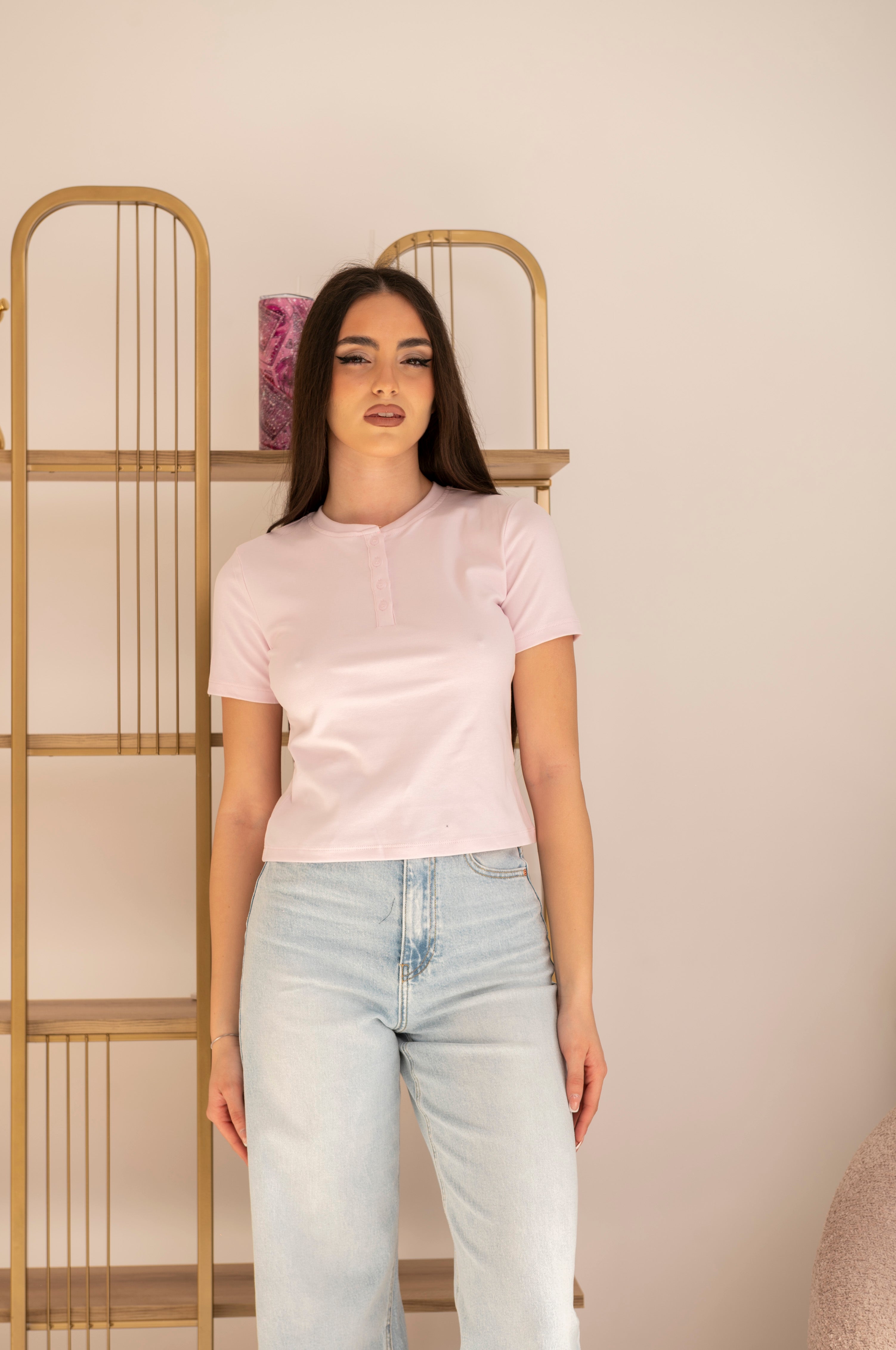 T-shirt bottoncini by lumina