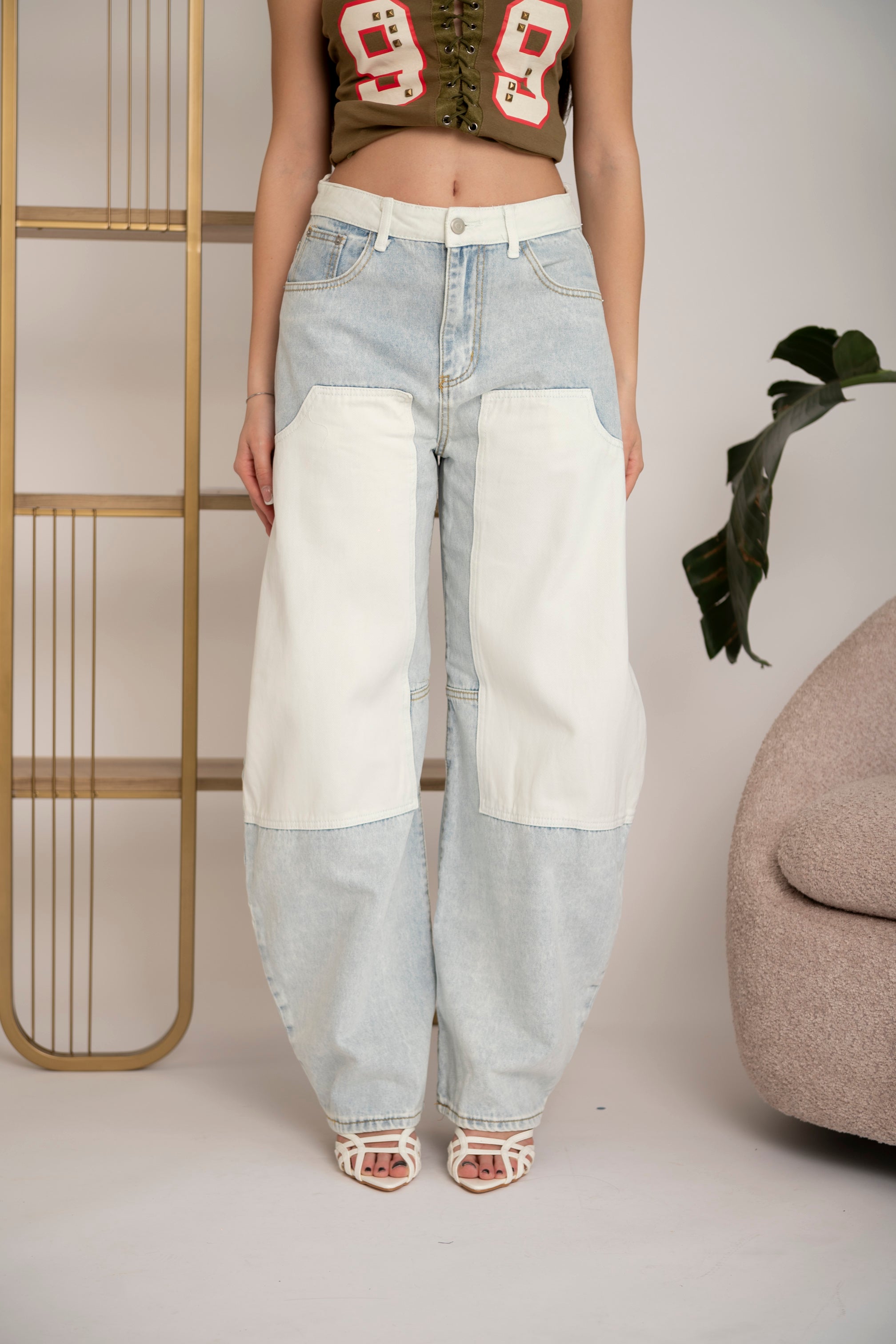 Jeans con tasconi