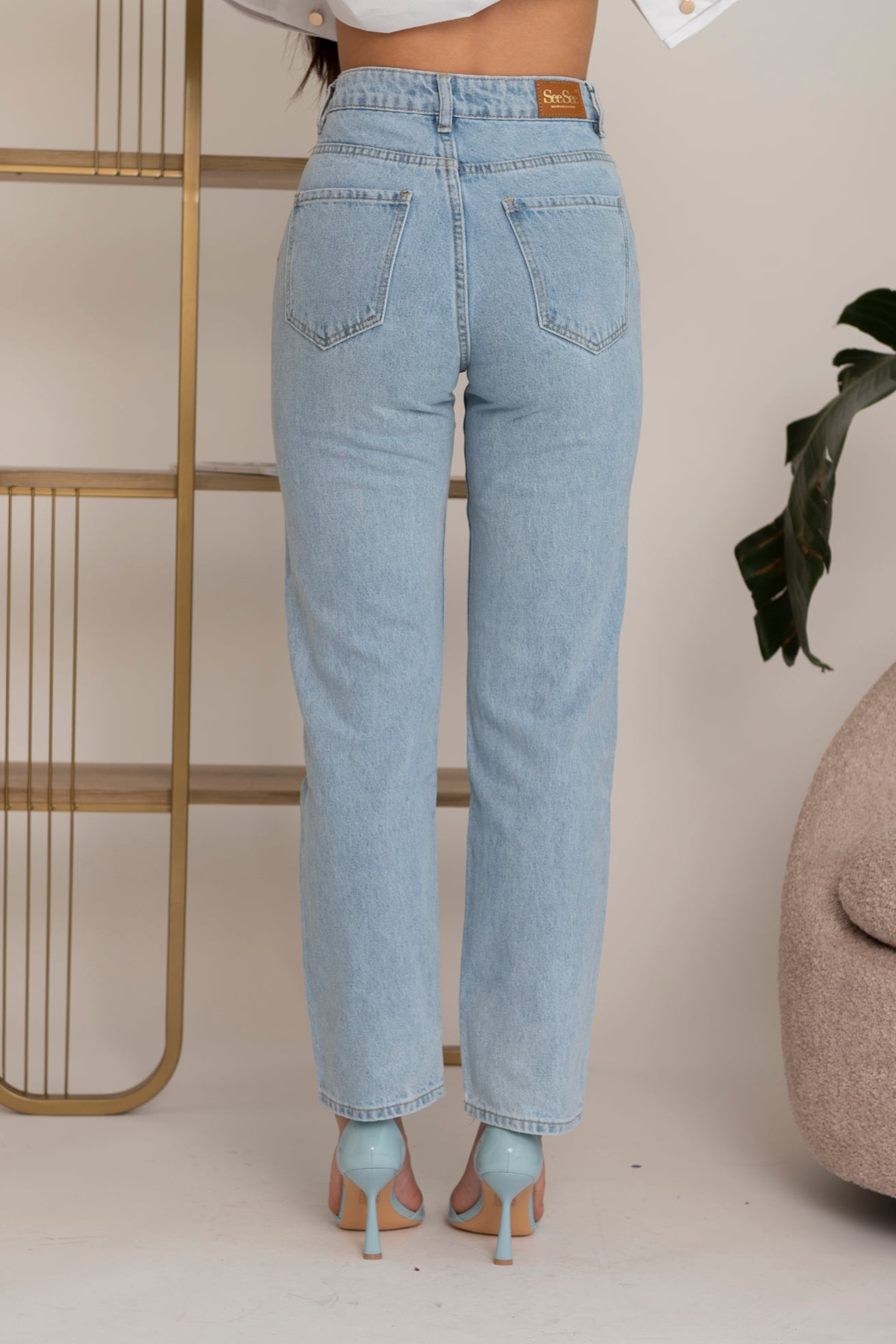 Jeans gamba dritta