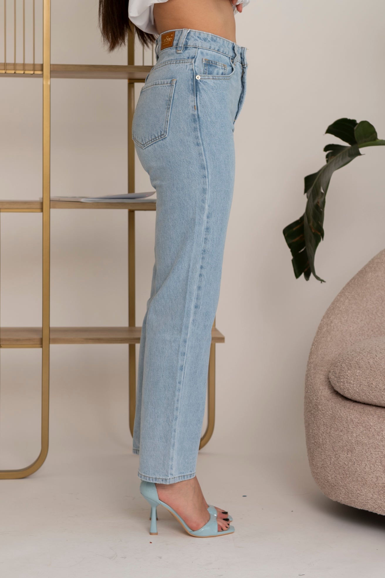 Jeans gamba dritta