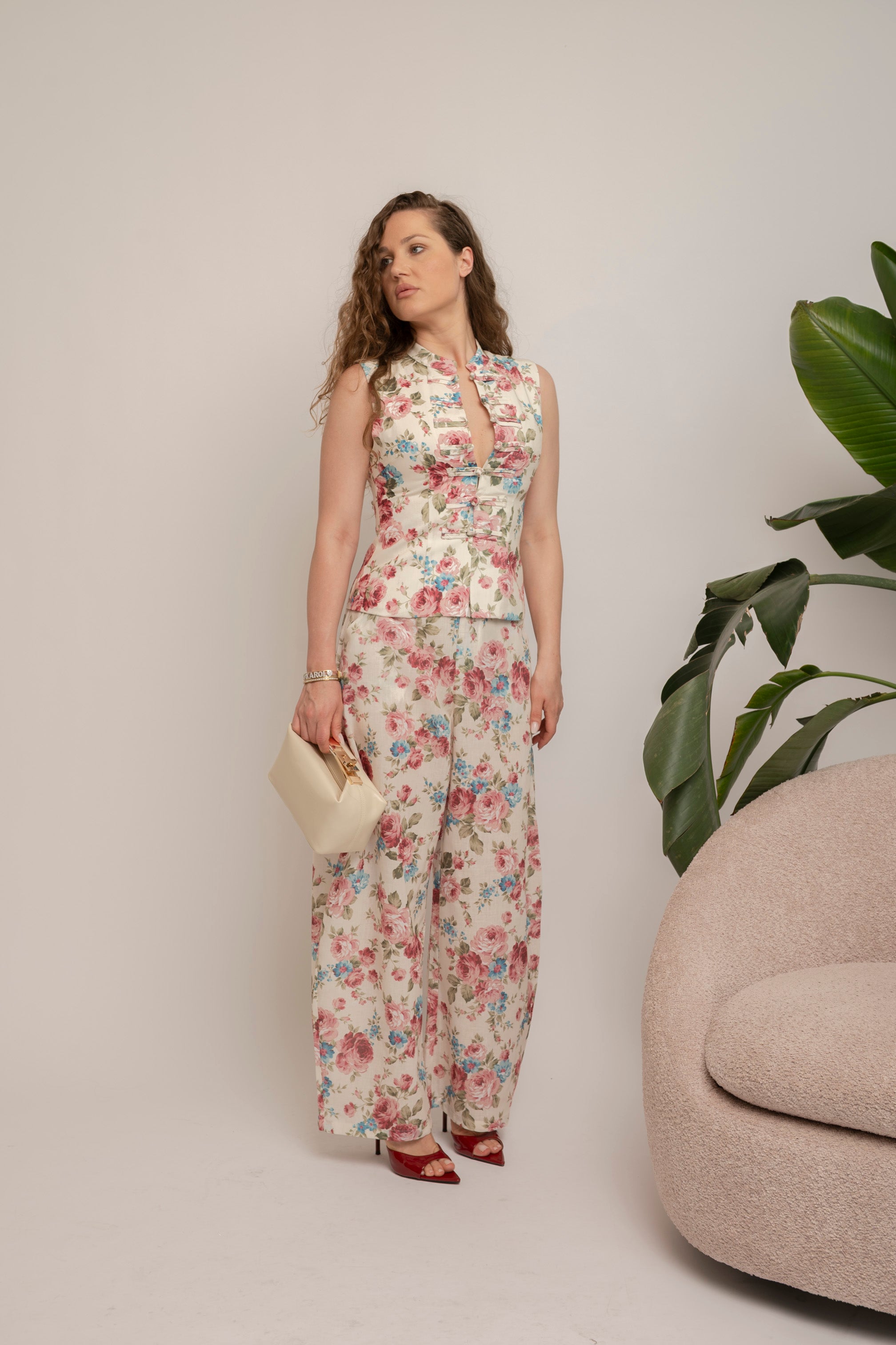 Cordset Korea floreale