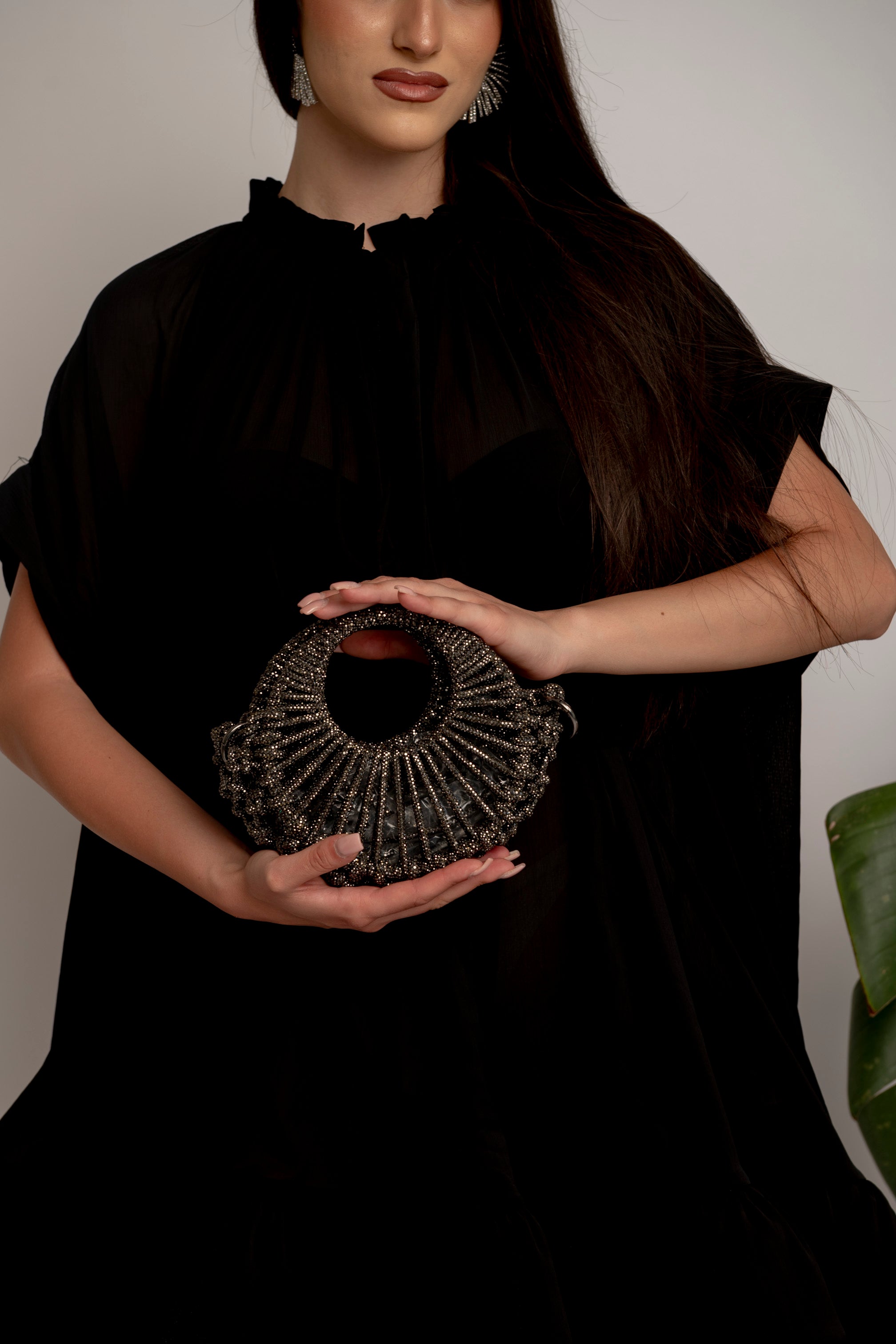 Borsa crochet tonda