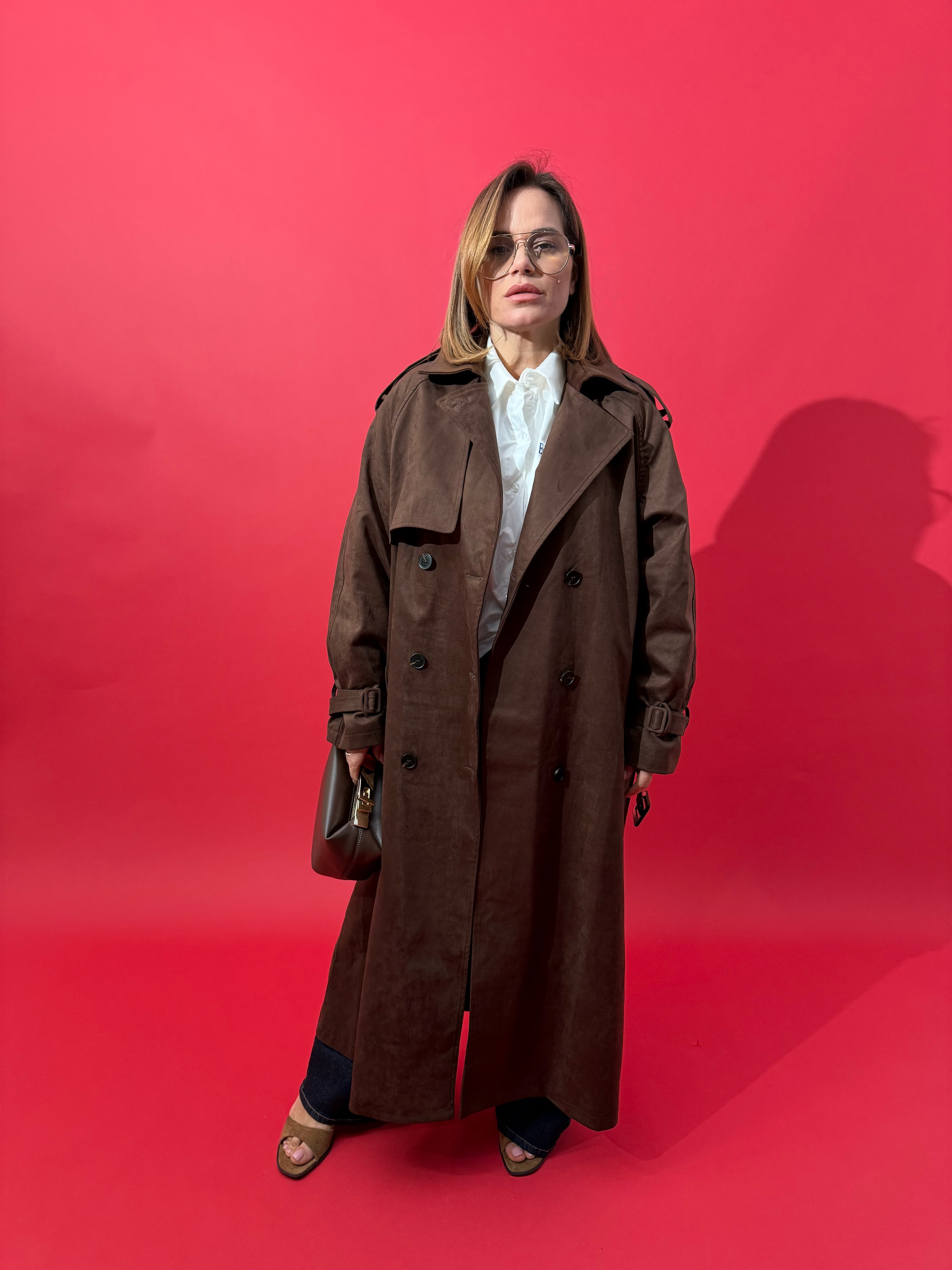 Trench in renna brown