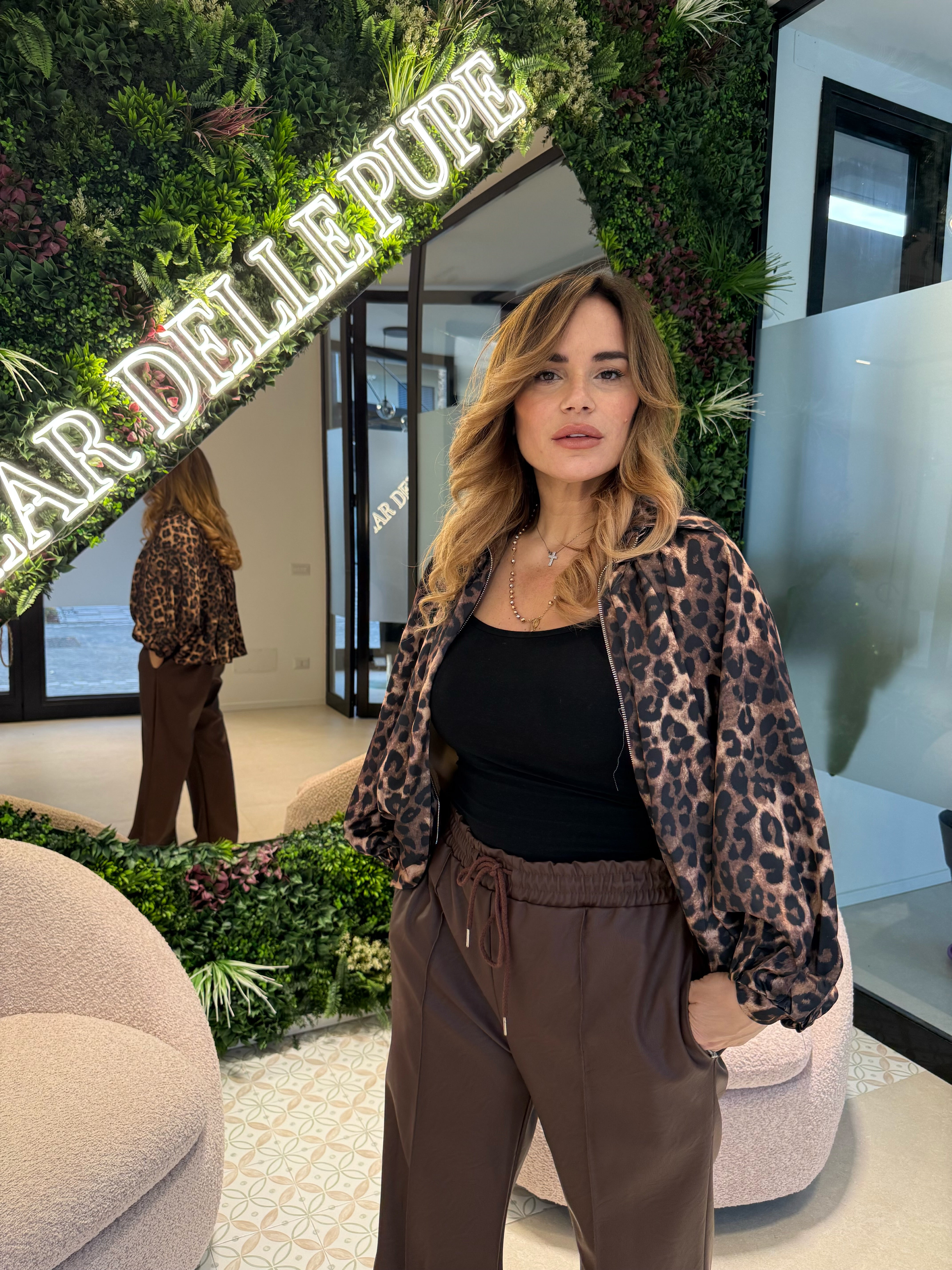 Giubbino camicia in raso