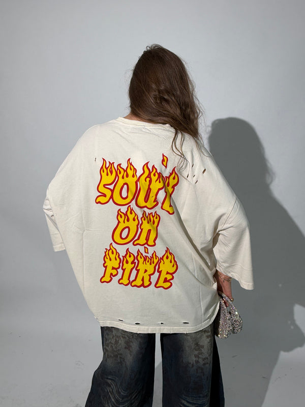 T-shirt fuoco by Minimal Couture