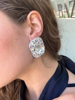 Orecchino big strass