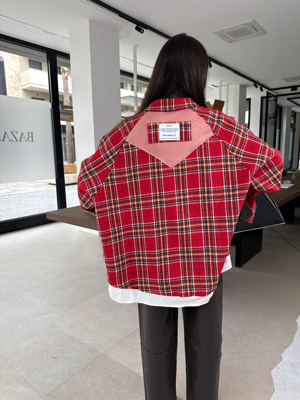 Camicia a quadroni red