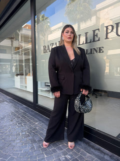 Tailleur piuma curvy