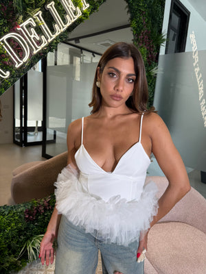 Top con tulle
