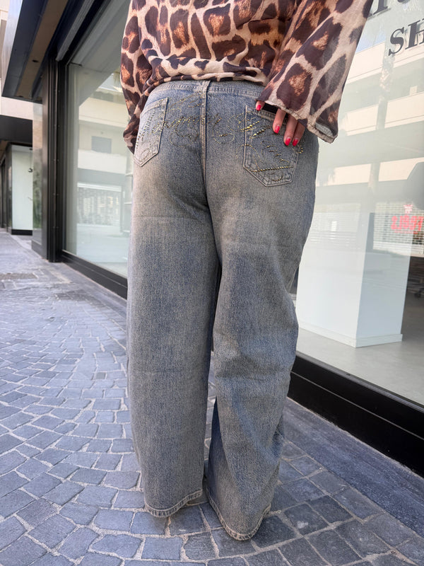 Jeans alexander sabbiato chiaro curvy