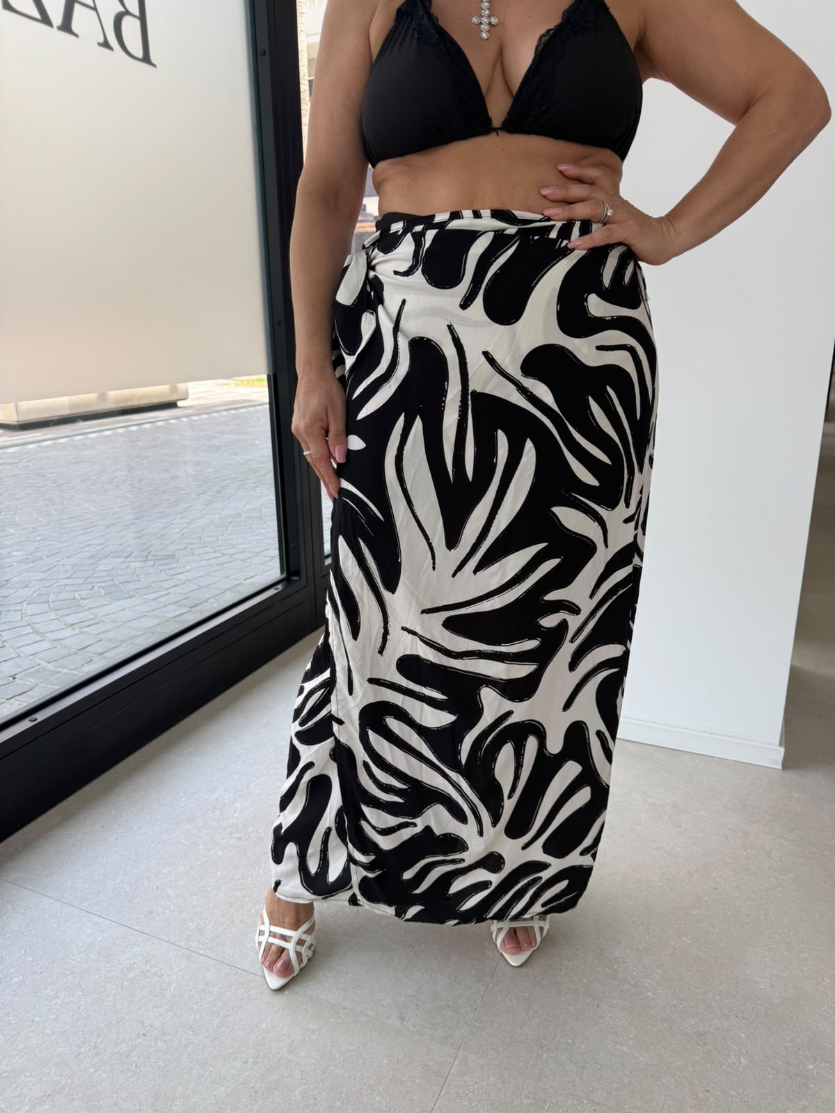 Gonna pareo Safari curvy