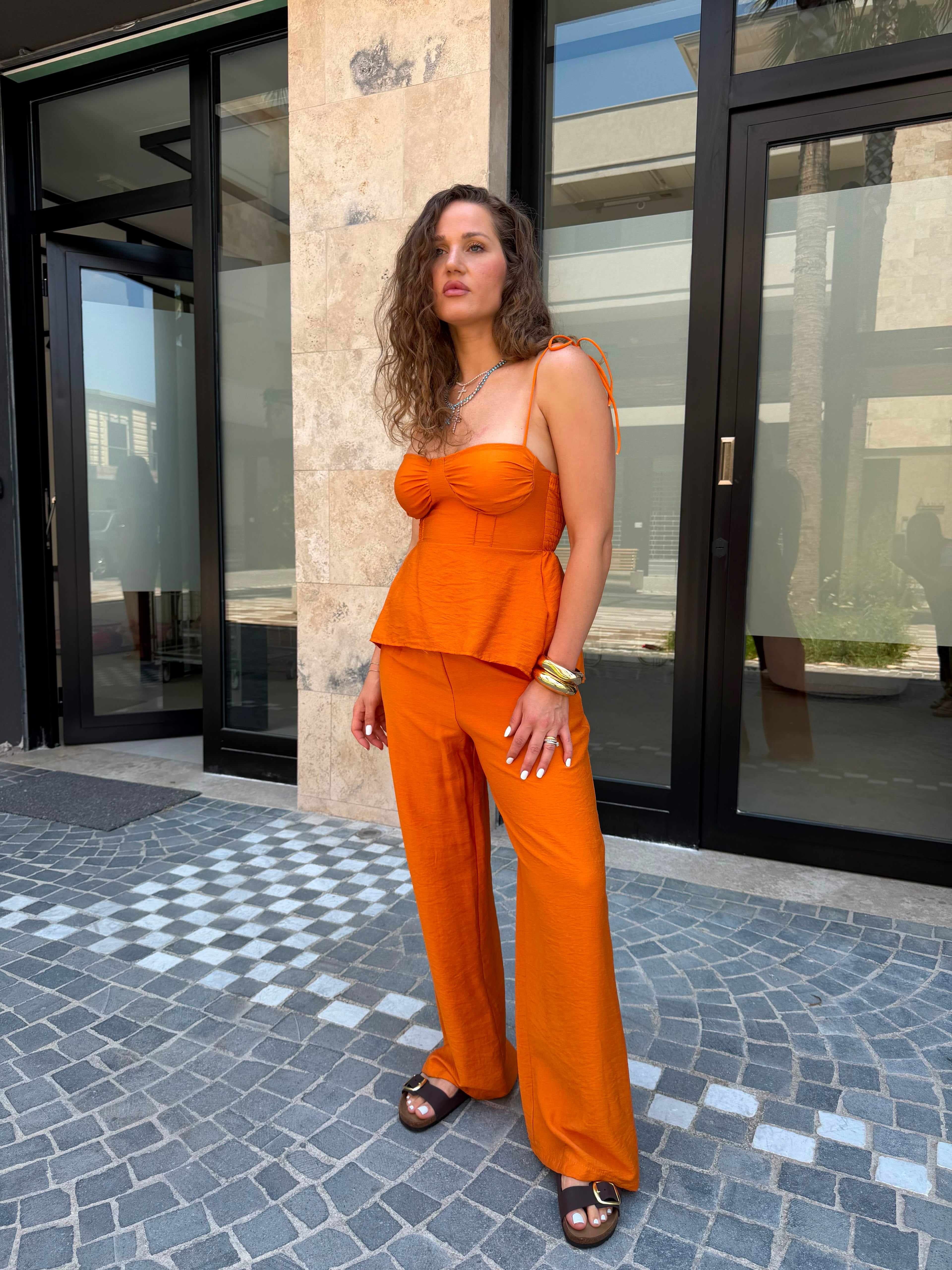 Cordset con top fiocchetti
