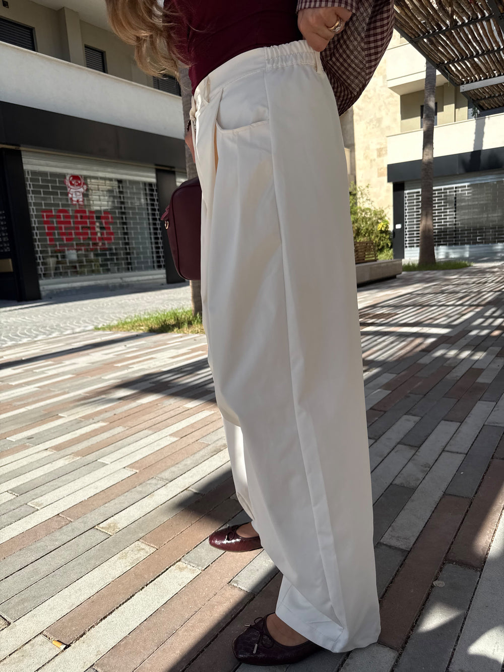 Pantalone ballon panna