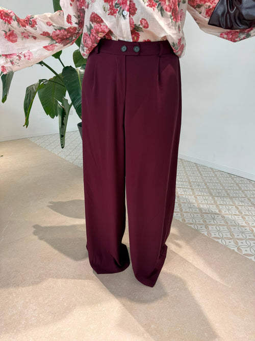 Pantalone palazzo curvy