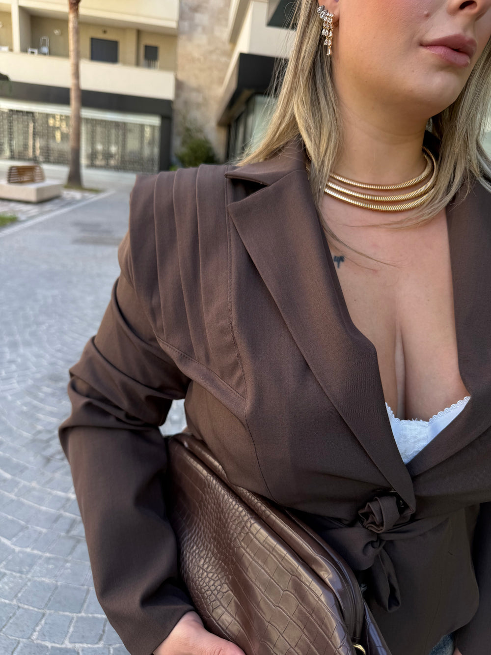 Giacca avvitata curvy