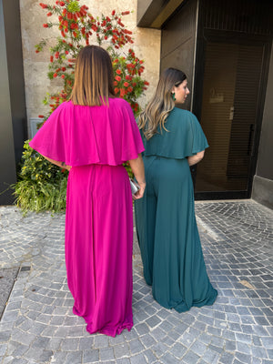 Tuta interna da cerimonia con veli curvy