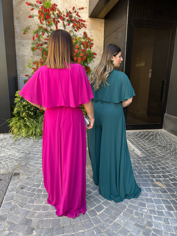 Tuta interna da cerimonia con veli curvy