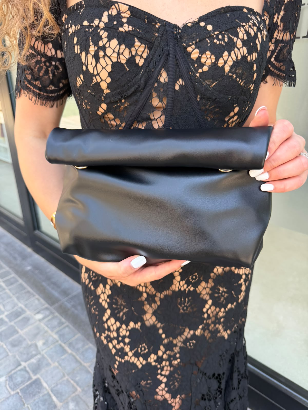 Pochette con risvolto