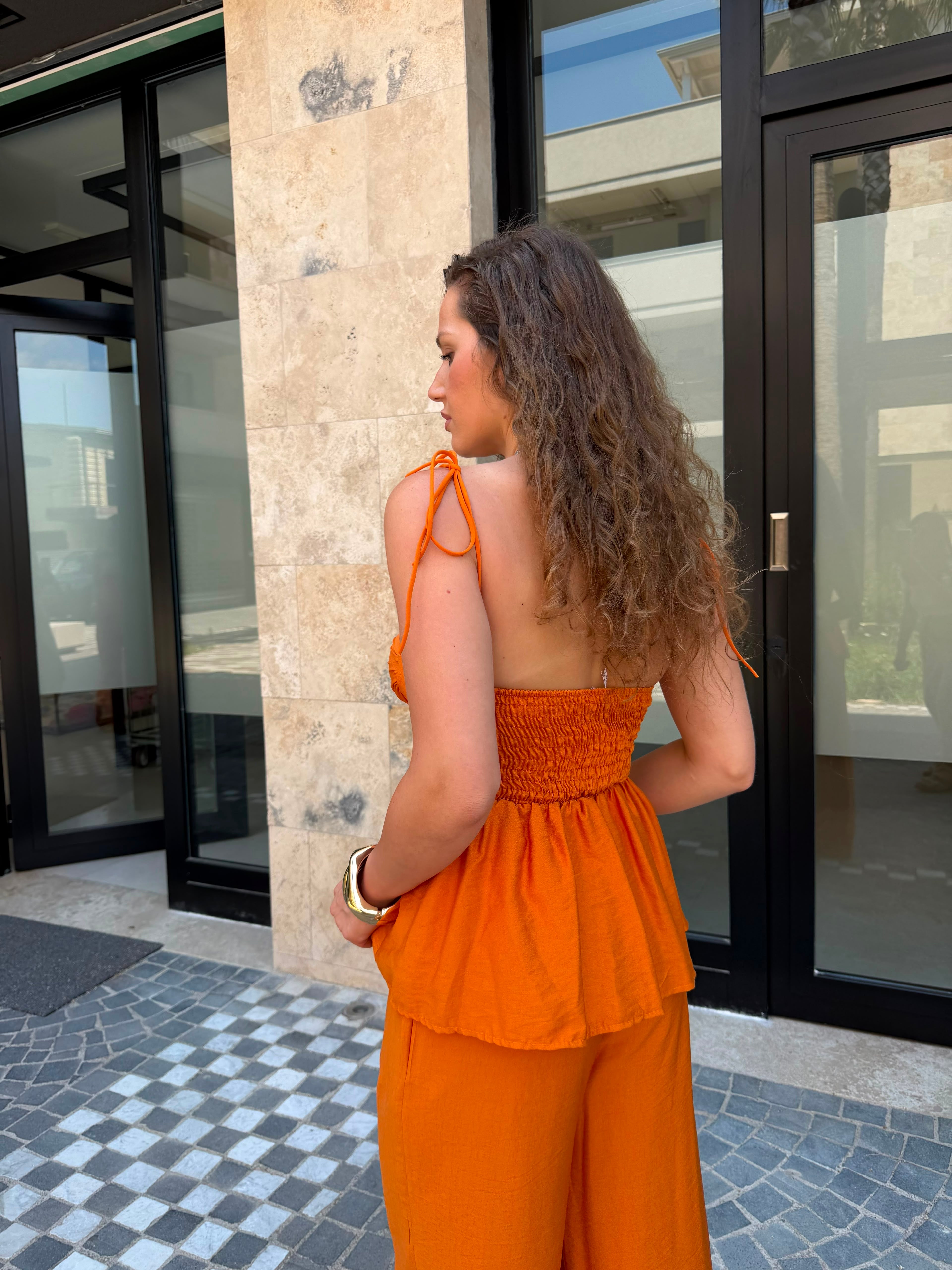Cordset con top fiocchetti