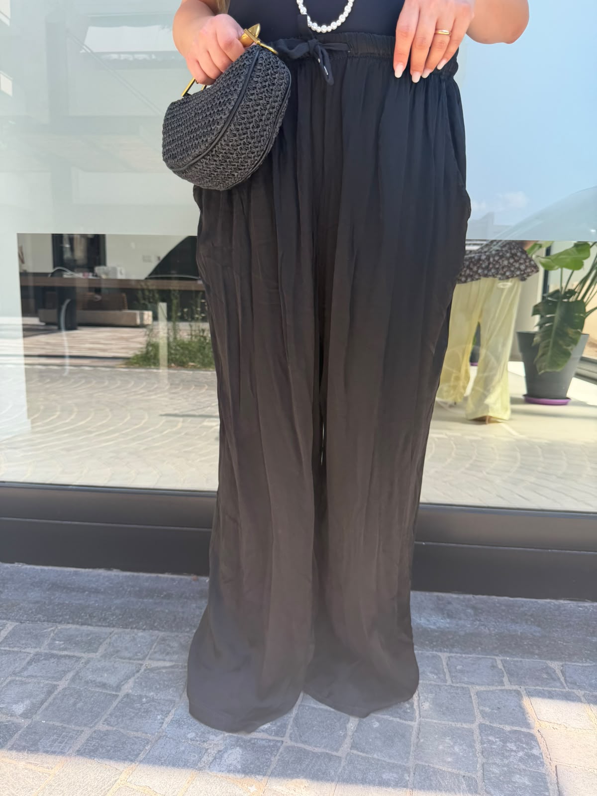 Pantalone satin curvy