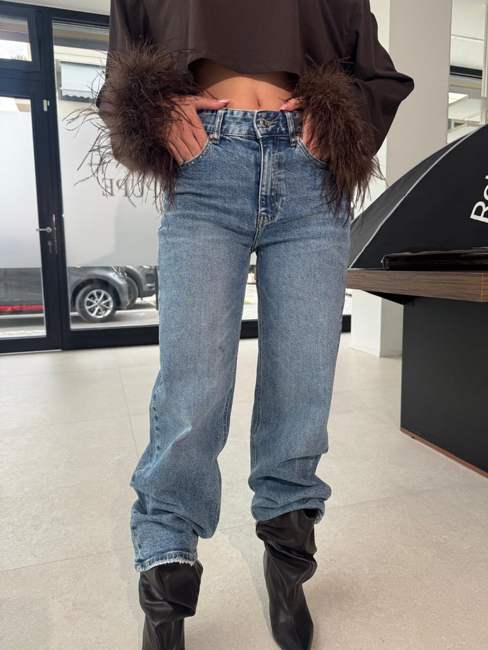 Jeans gamba dritta